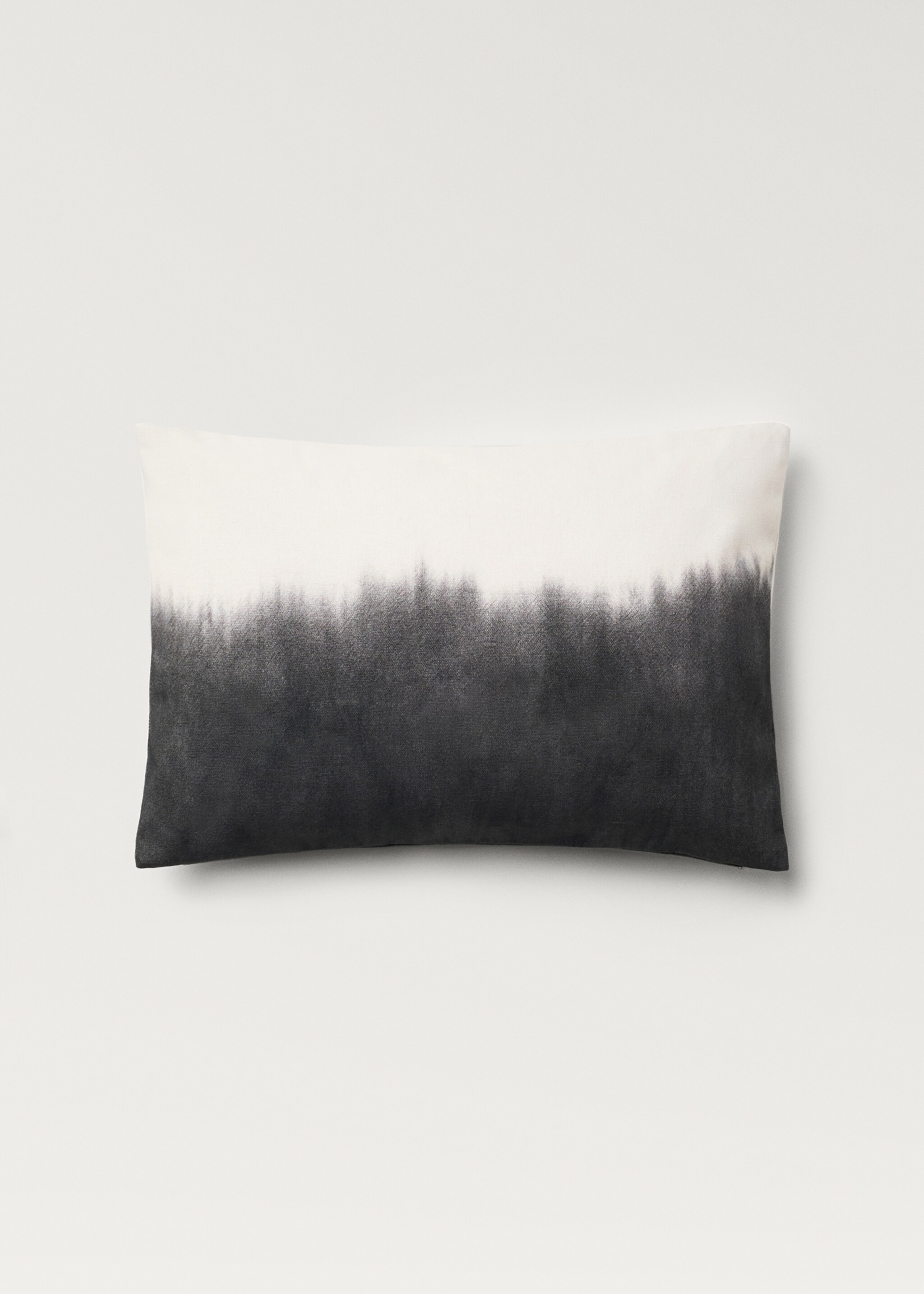 Povlak na polštář s odstupňovaným efektem 40x60 cm - Zboží bez modelu, Šedá antracit. Ref: 87032026-00.