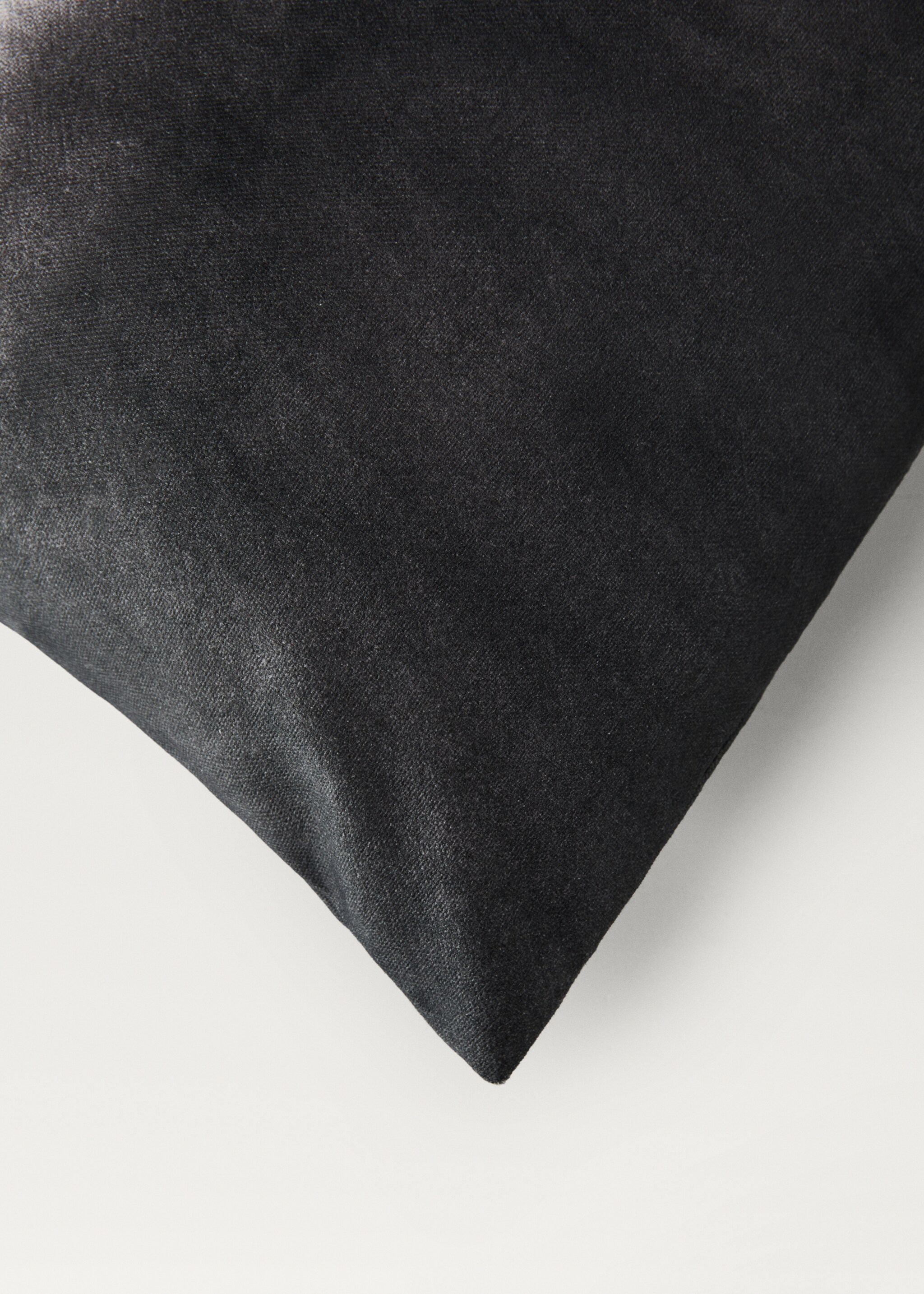 Povlak na polštář s odstupňovaným efektem 40x60 cm - Detail zboží 2, Šedá antracit. Ref: 87032026-00.