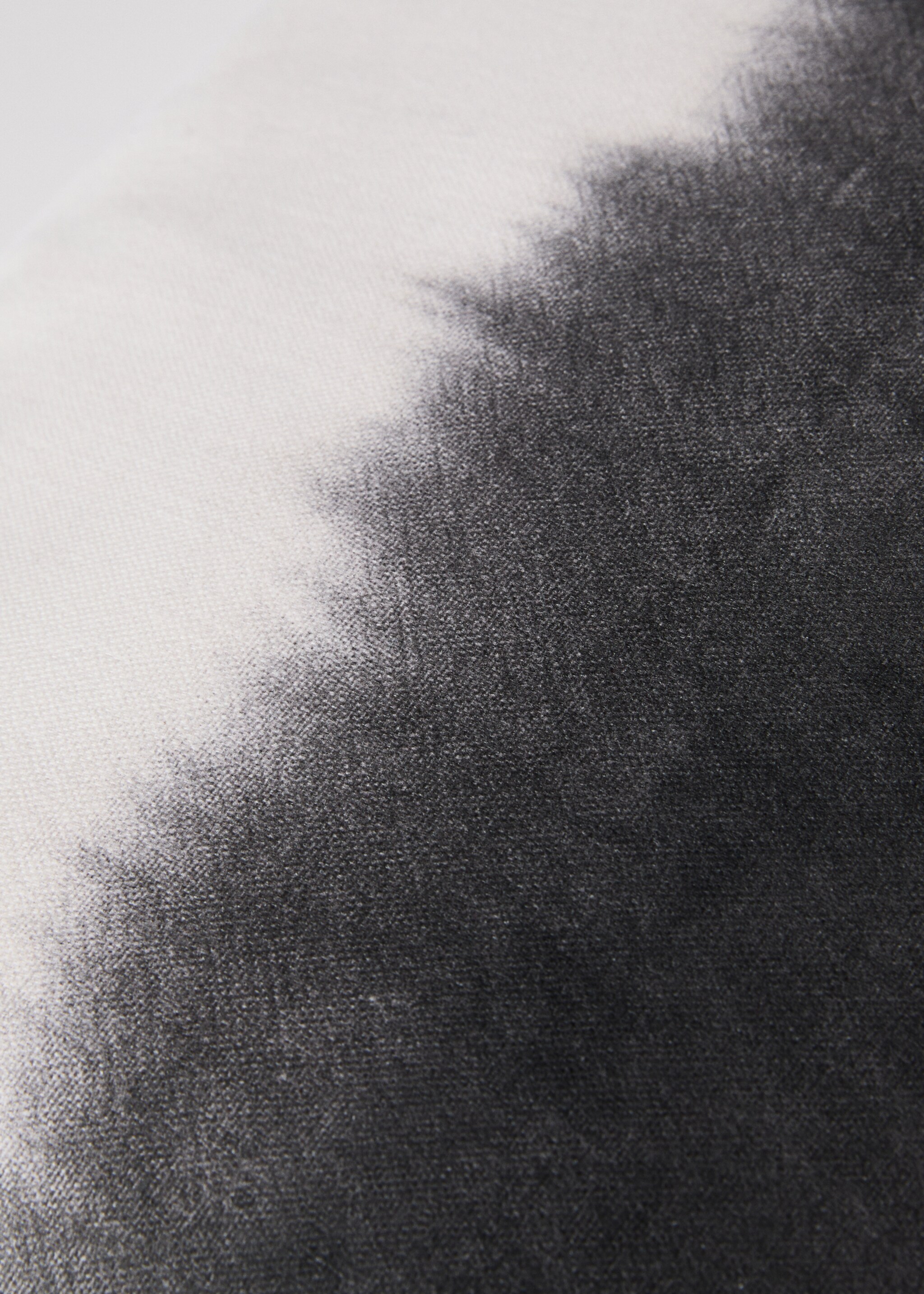 Povlak na polštář s odstupňovaným efektem 40x60 cm - Detail zboží 3, Šedá antracit. Ref: 87032026-00.