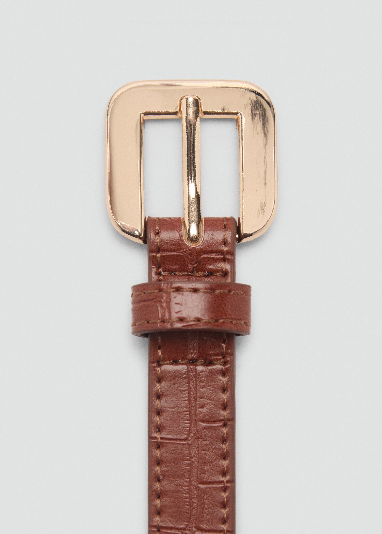 Croco faux-leather belt - Details of the article 1