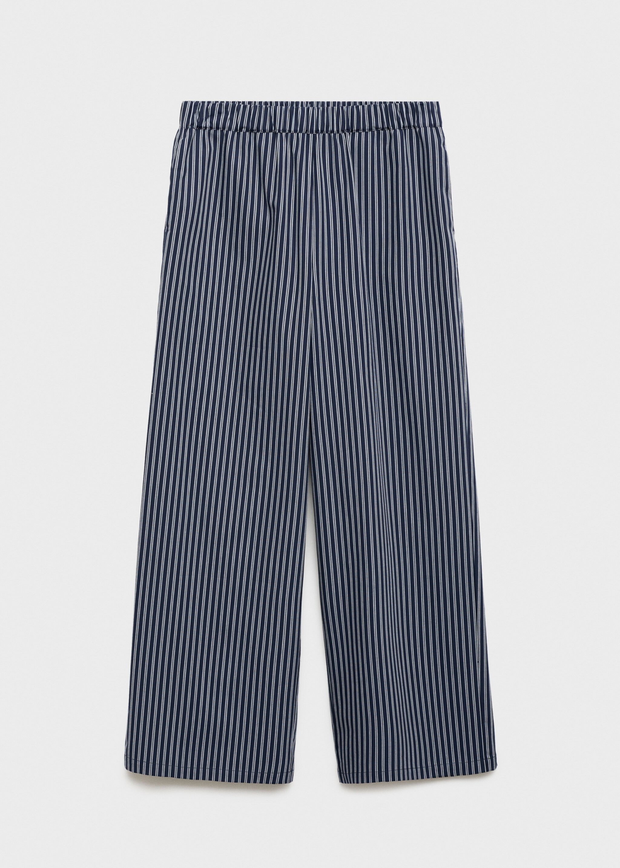 Pantalón fluido rayas - Artículo sin modelo, Azul marino oscuro. Ref: 87032541-00.