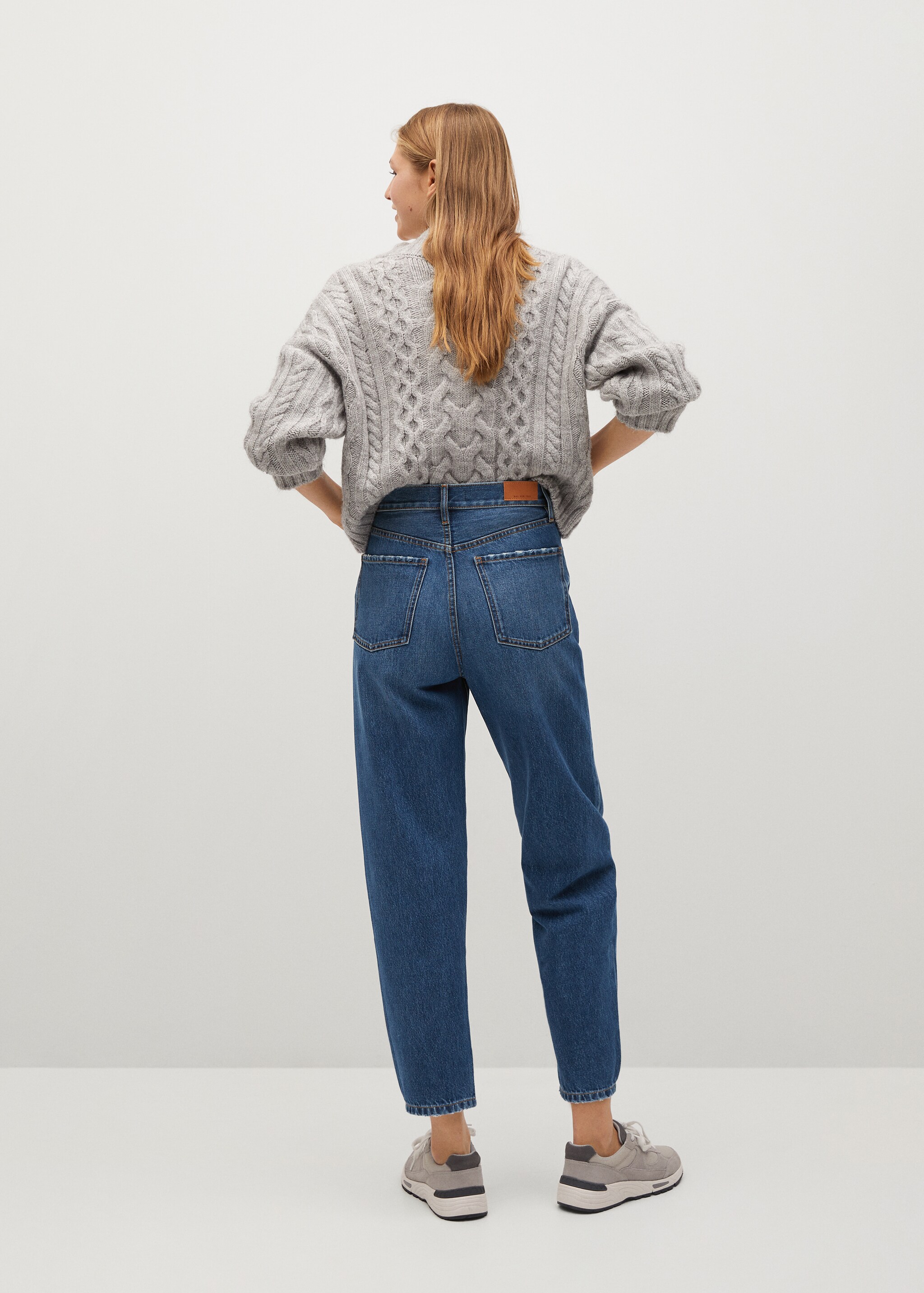 Jeans Balloon tiro alto - Reverso del artículo