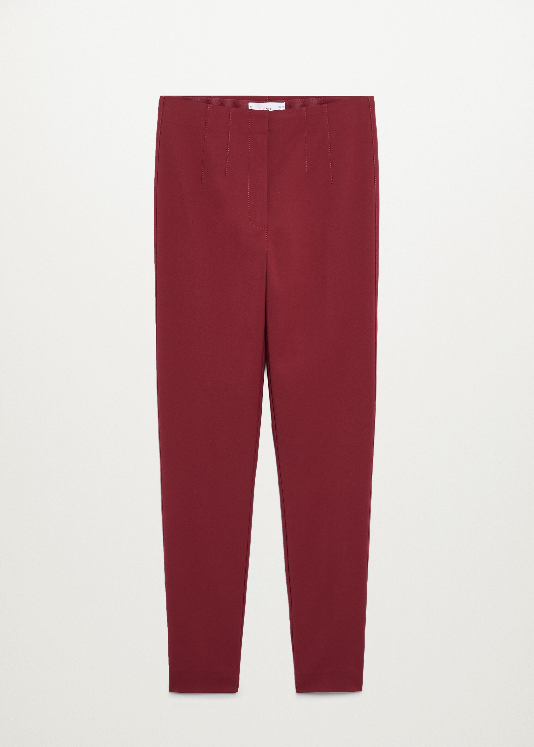 Cotton leggings with pleat detail - Article without model