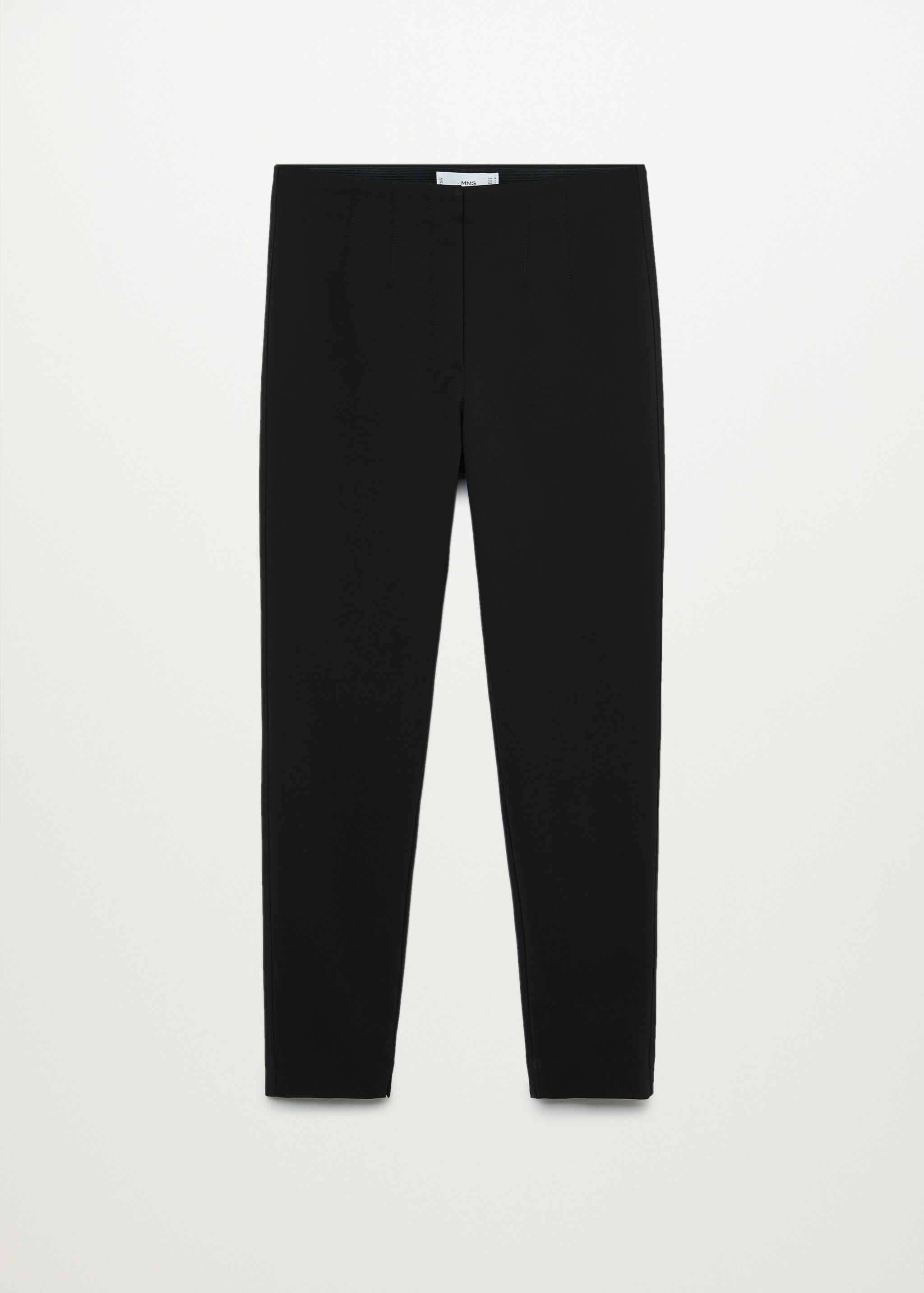 Cotton leggings with pleat detail - Article without model