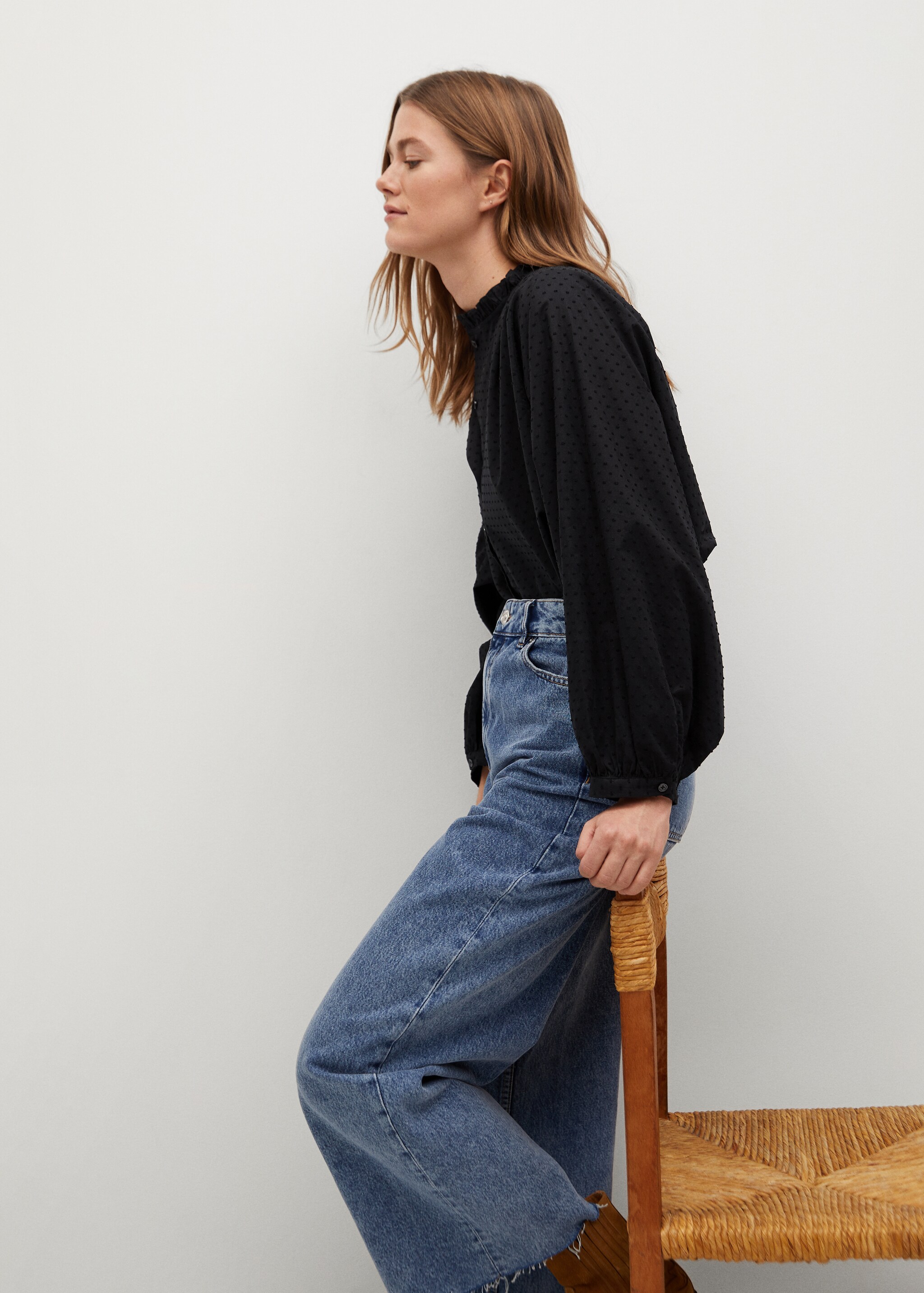 Blusa algodón plumeti - Detalle del artículo 1