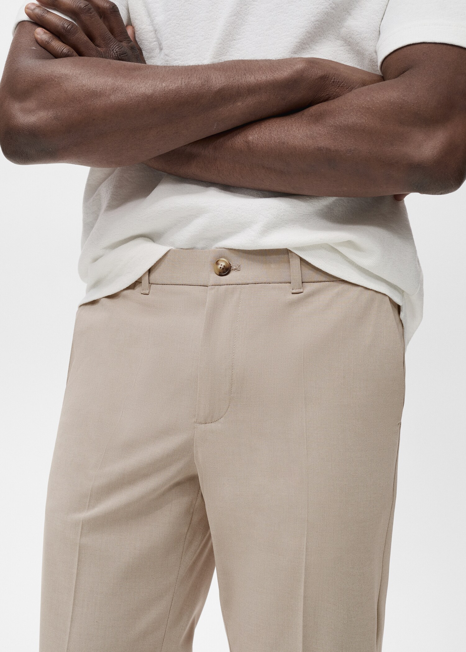 Slim-Comfort-Stretch-Hose Bologna in Cropped-Länge - Detail des Artikels 1