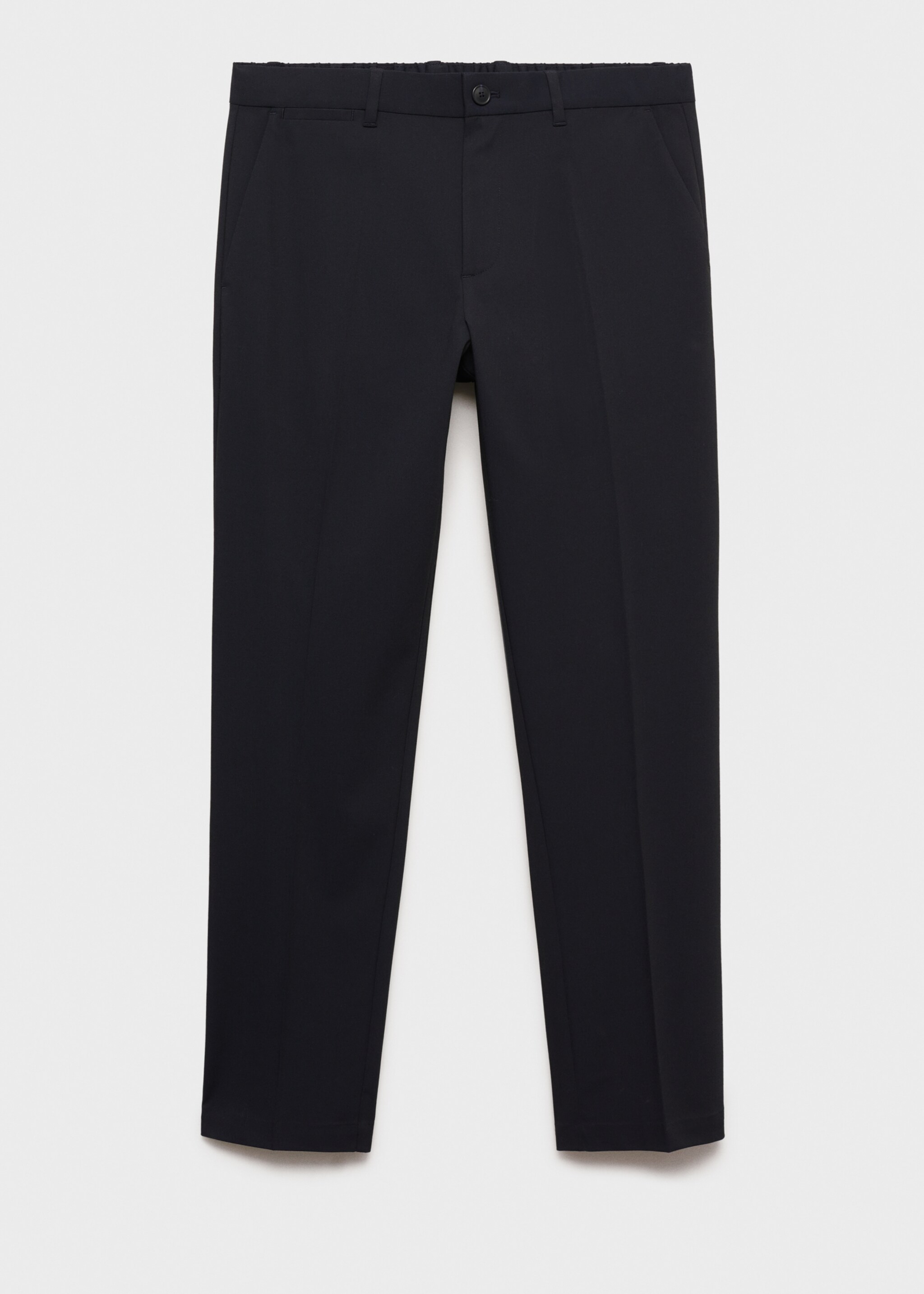 Slim-Comfort-Stretch-Hose Bologna in Cropped-Länge - Artikel ohne Model, Dunkles Marineblau. Ref: 87032889-00.