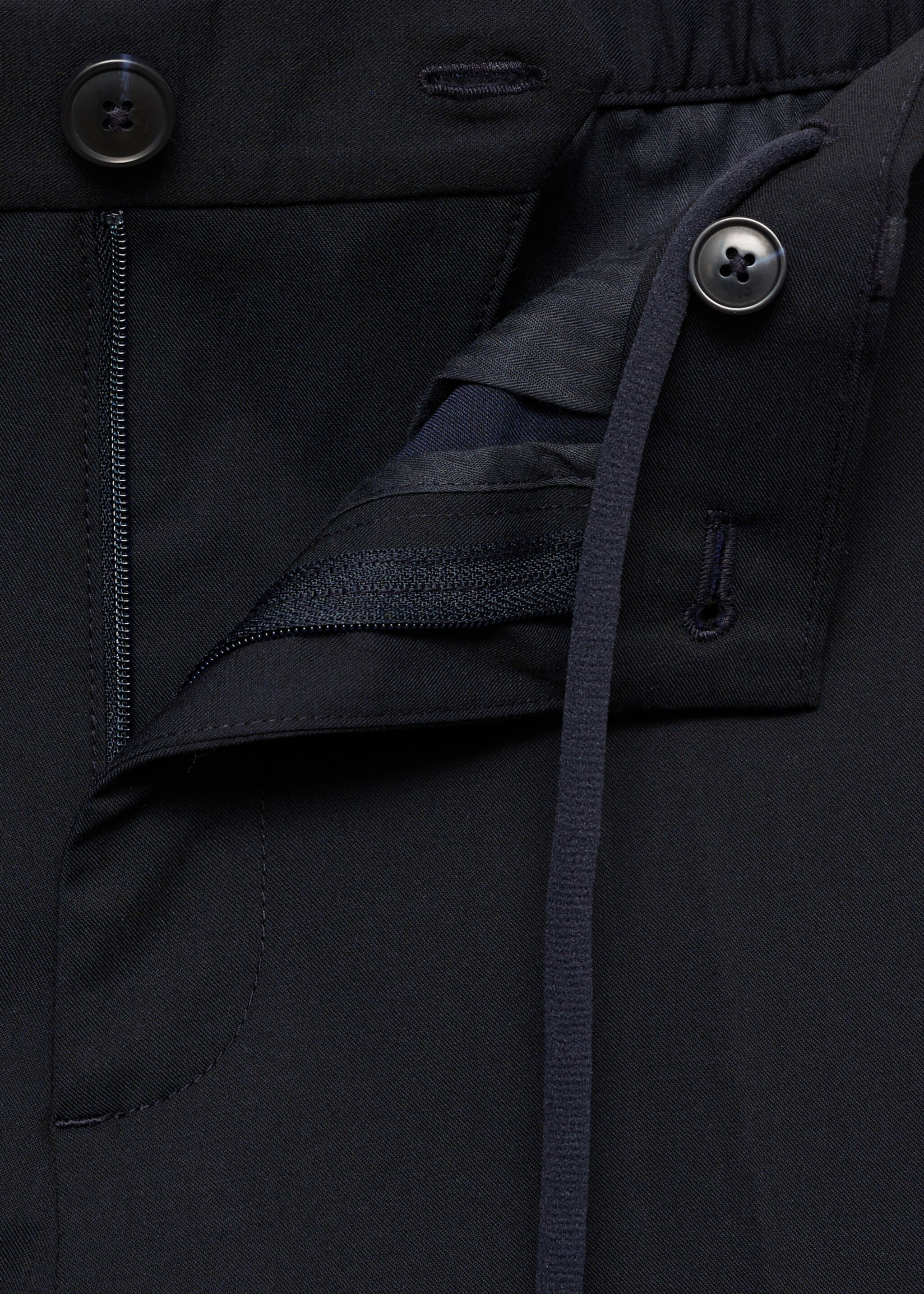 Slim-Comfort-Stretch-Hose Bologna in Cropped-Länge - Detail des Artikels 0, Dunkles Marineblau. Ref: 87032889-00.