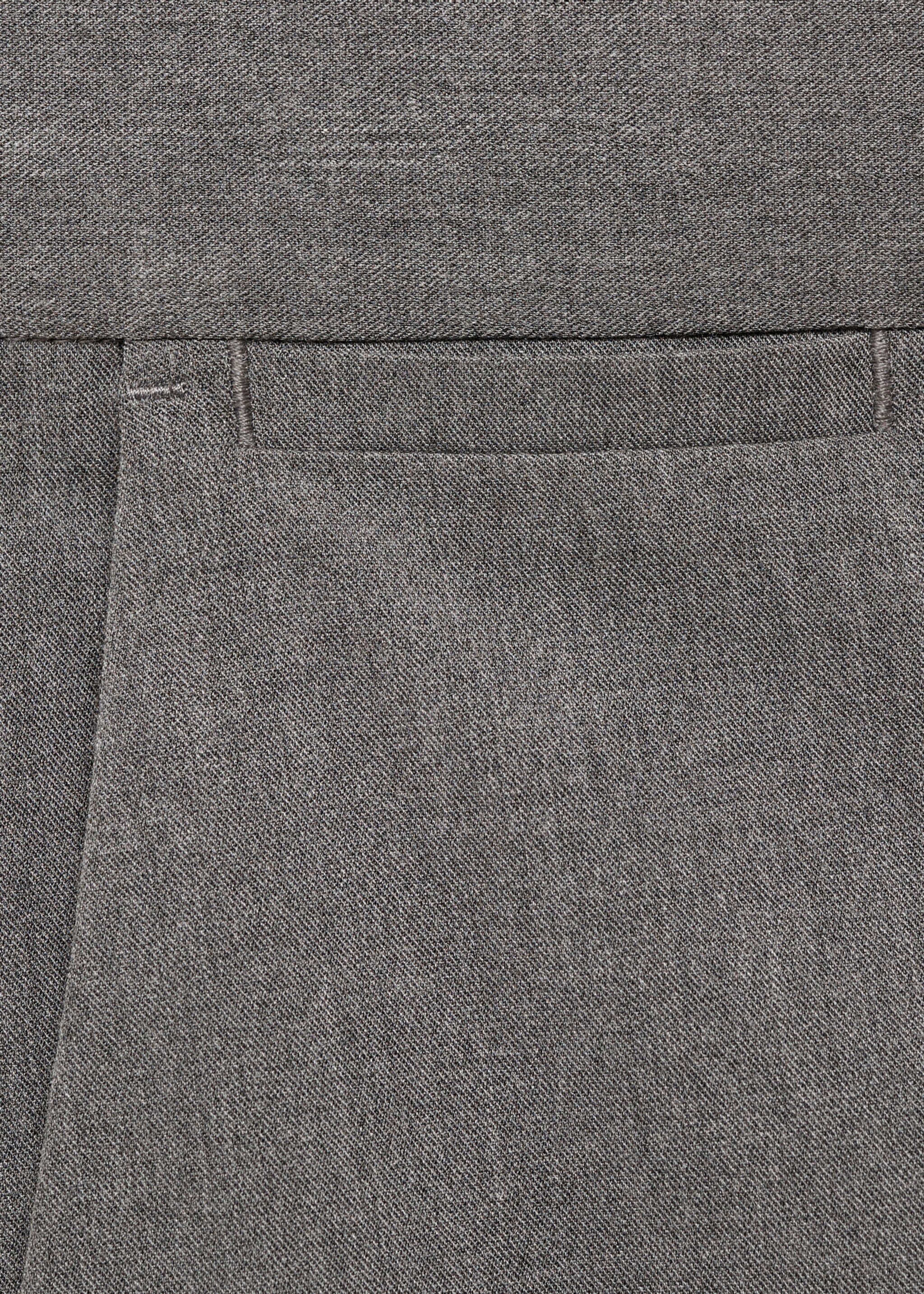 Pantalón Bologna slim cropped comfort stretch - Detalle del artículo 0, Gris medio vigoré. Ref: 87032889-00.