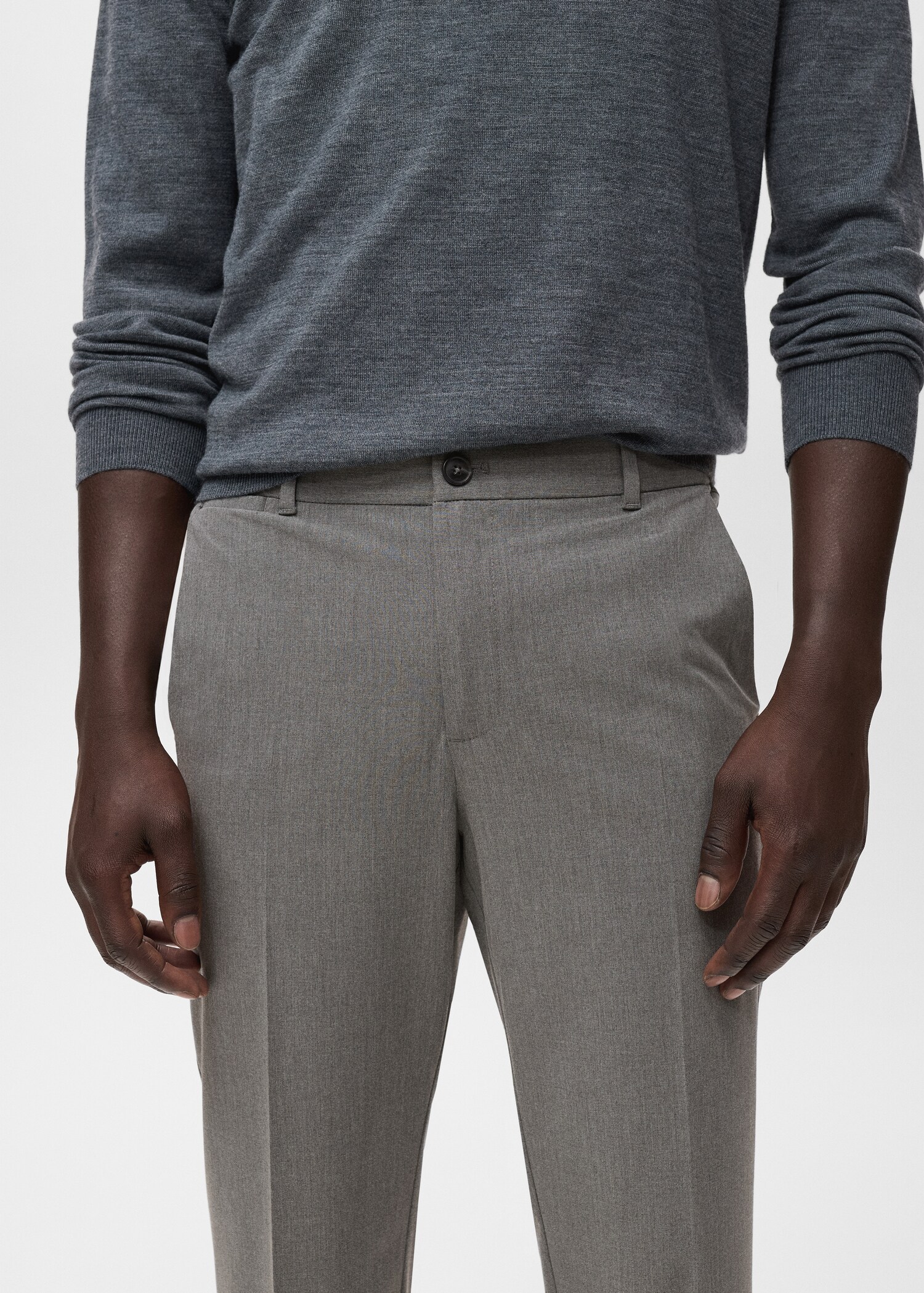 Slim-Comfort-Stretch-Hose Bologna in Cropped-Länge - Detail des Artikels 1