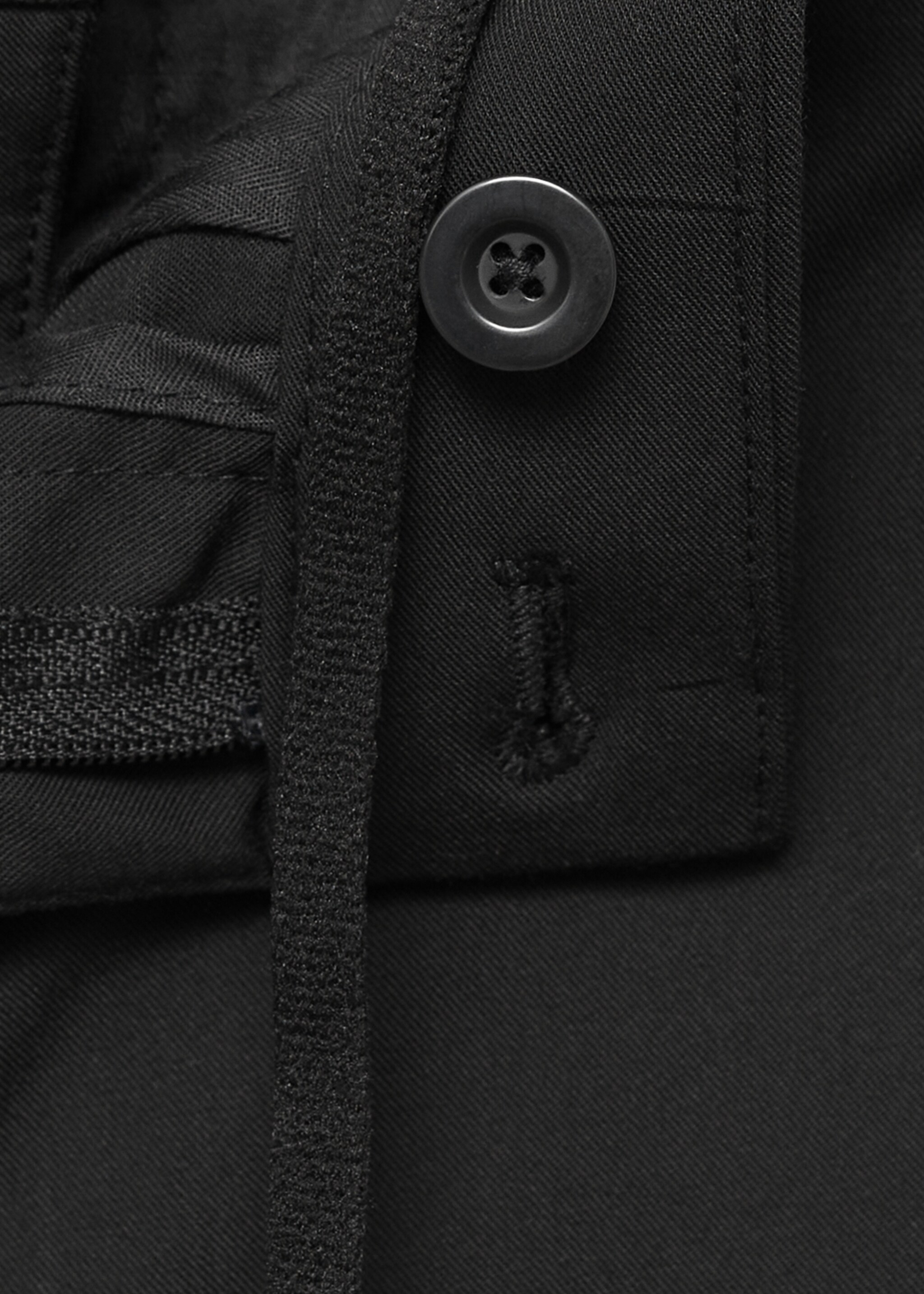 Bologna slim cropped comfort stretch trousers - Details of the article 0, Black. Ref: 87032889-00.