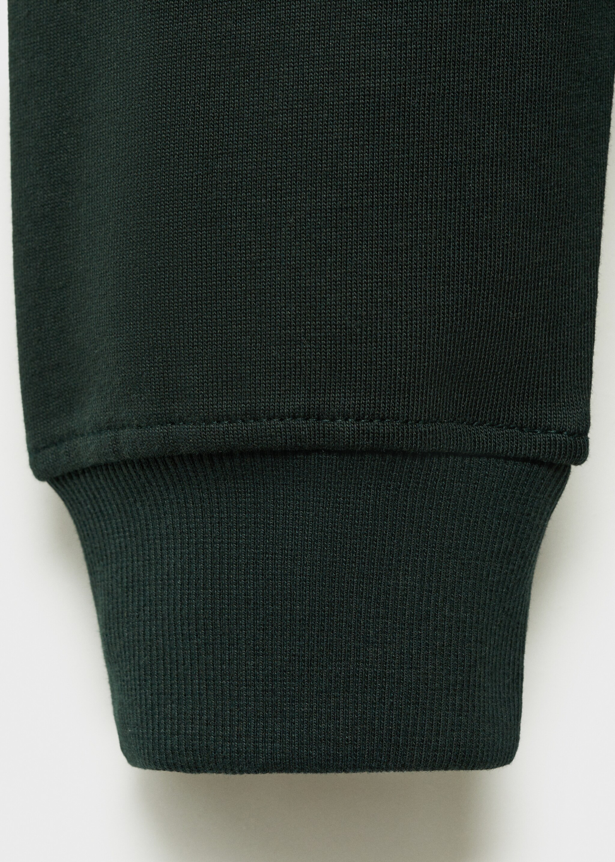 100% cotton polo sweatshirt - Details of the article 0, Green. Ref: 87032892-00.
