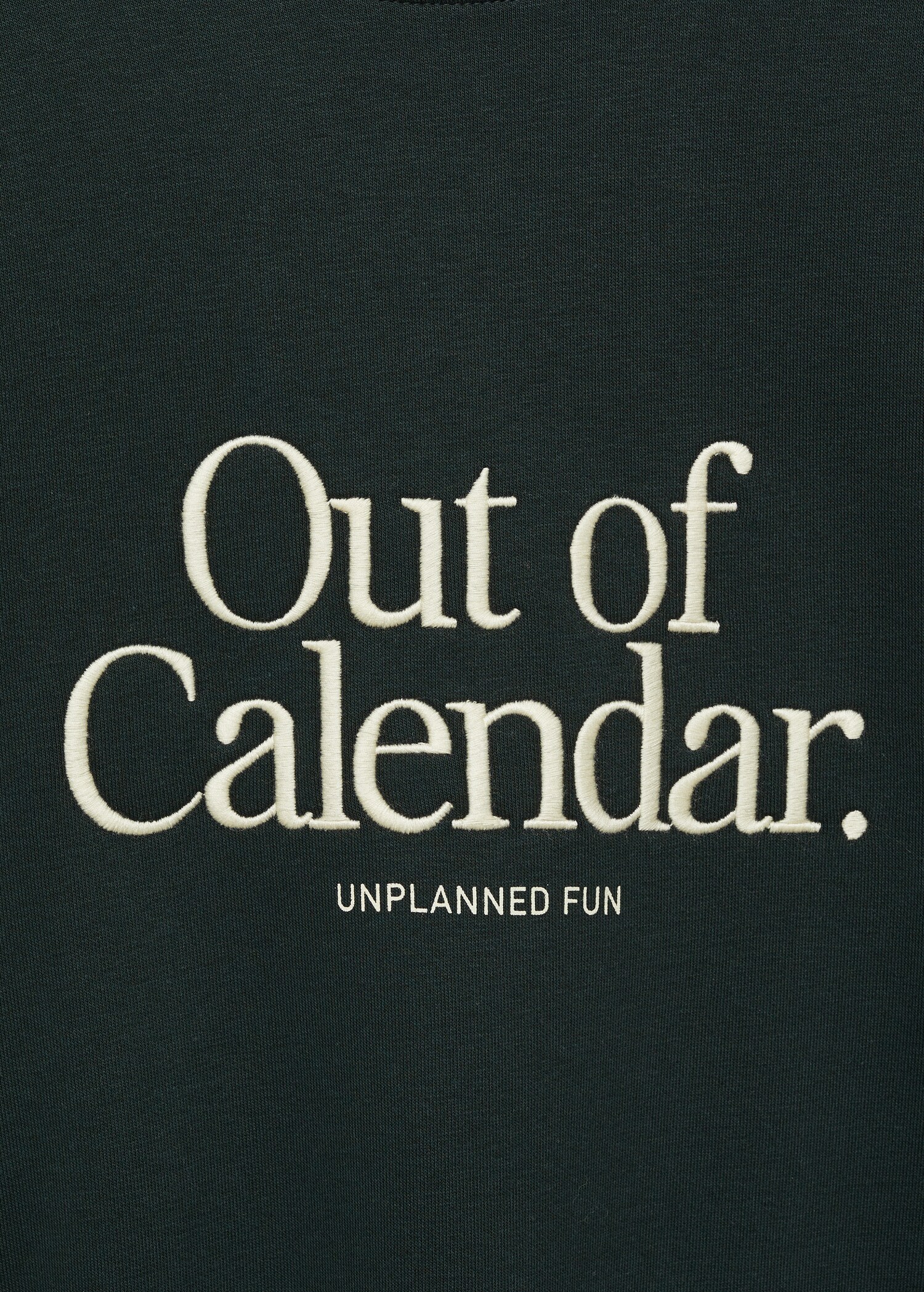 Sweat-shirt coton message brodé - Détail de l'article 8