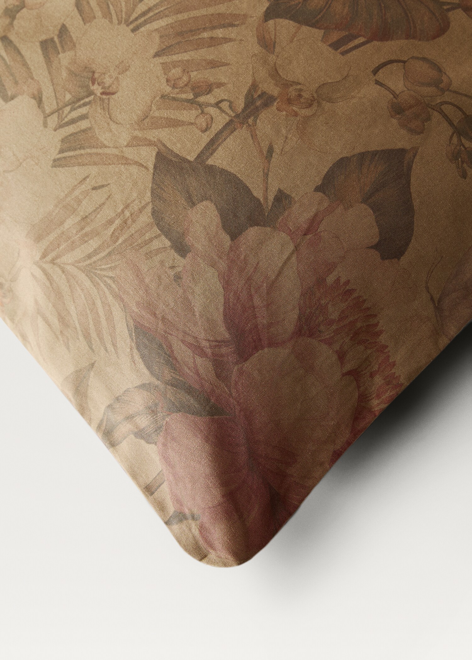 Bettbezug aus Baumwollperkal mit mehrfarbigem Blumenmuster für Bett 90 cm - Detail des Artikels 3