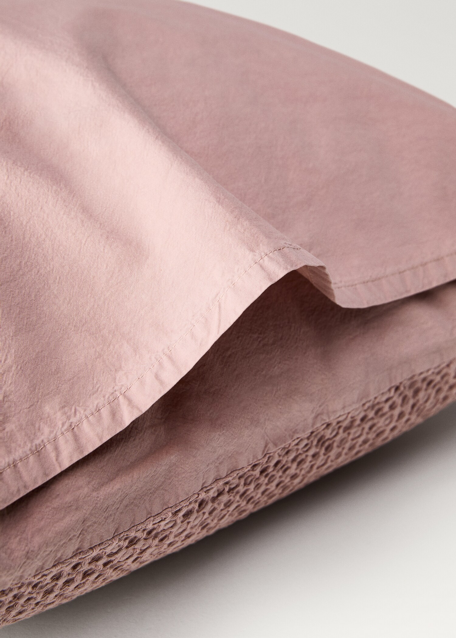 Dues fundes coixinera cotó percala waffle 50x75 cm - Detall de l'article 2
