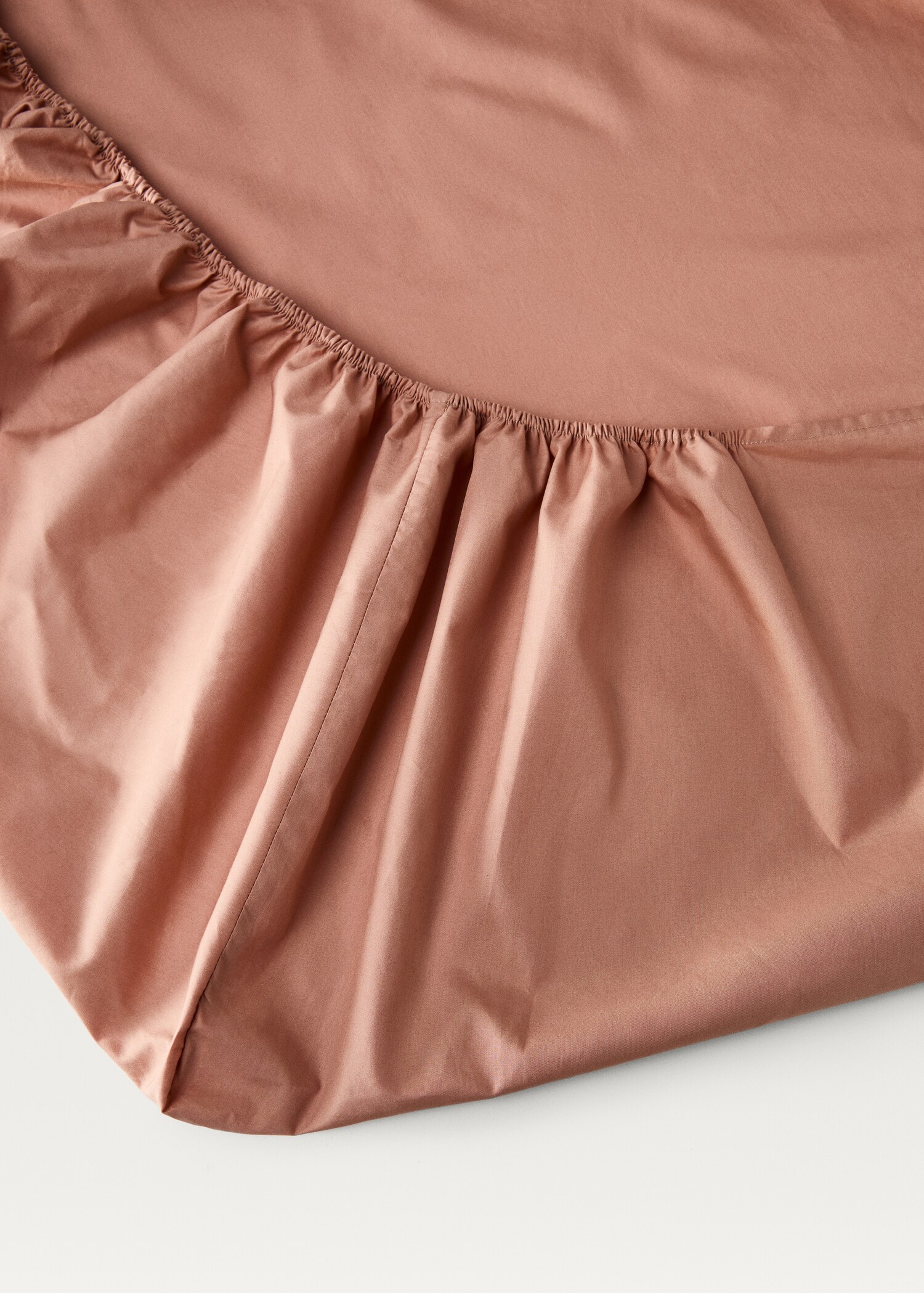 Percale cotton fitted sheet for 180 cm bed - Details of the article 2