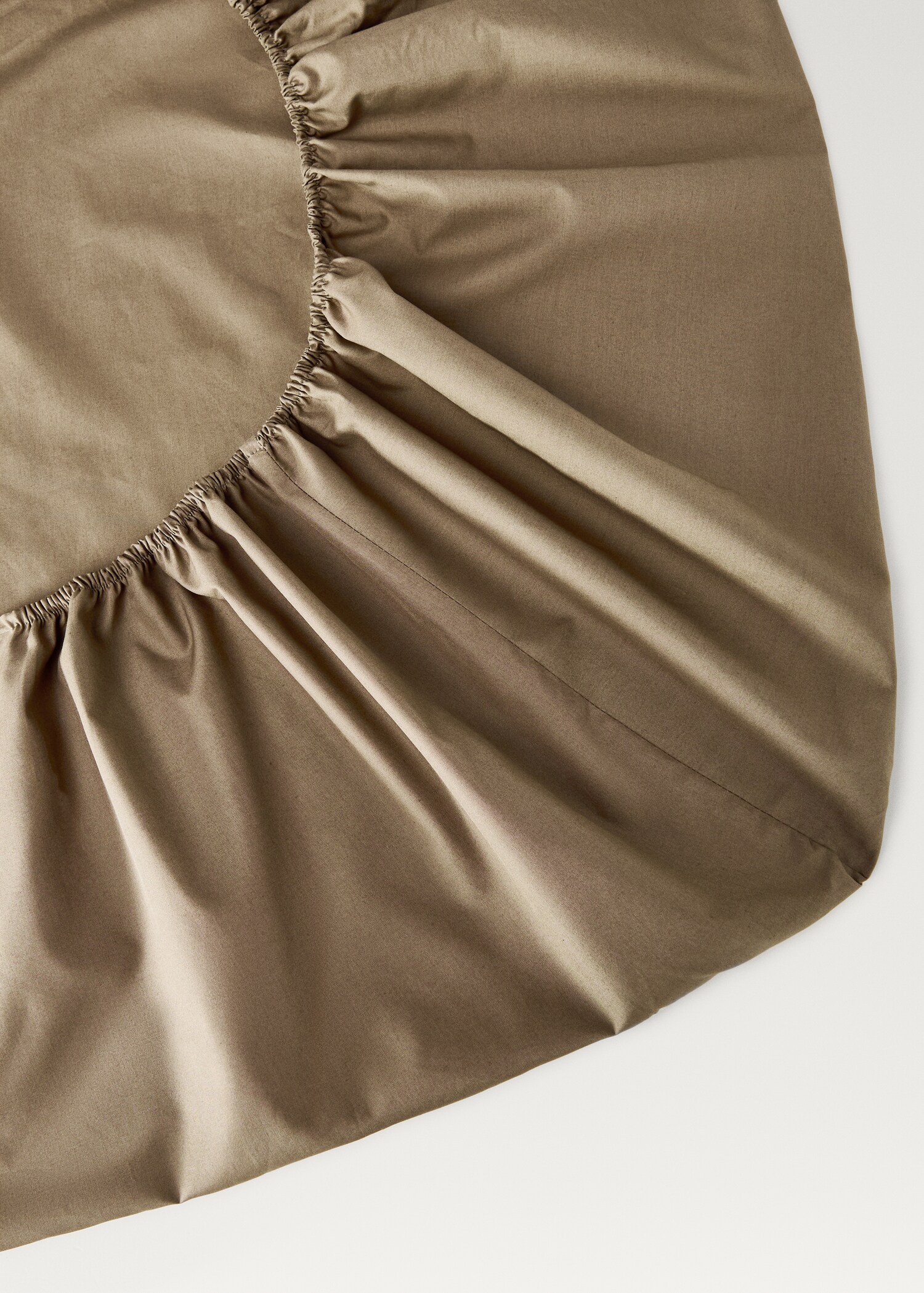 Percale cotton fitted sheet for 180 cm bed - Details of the article 2