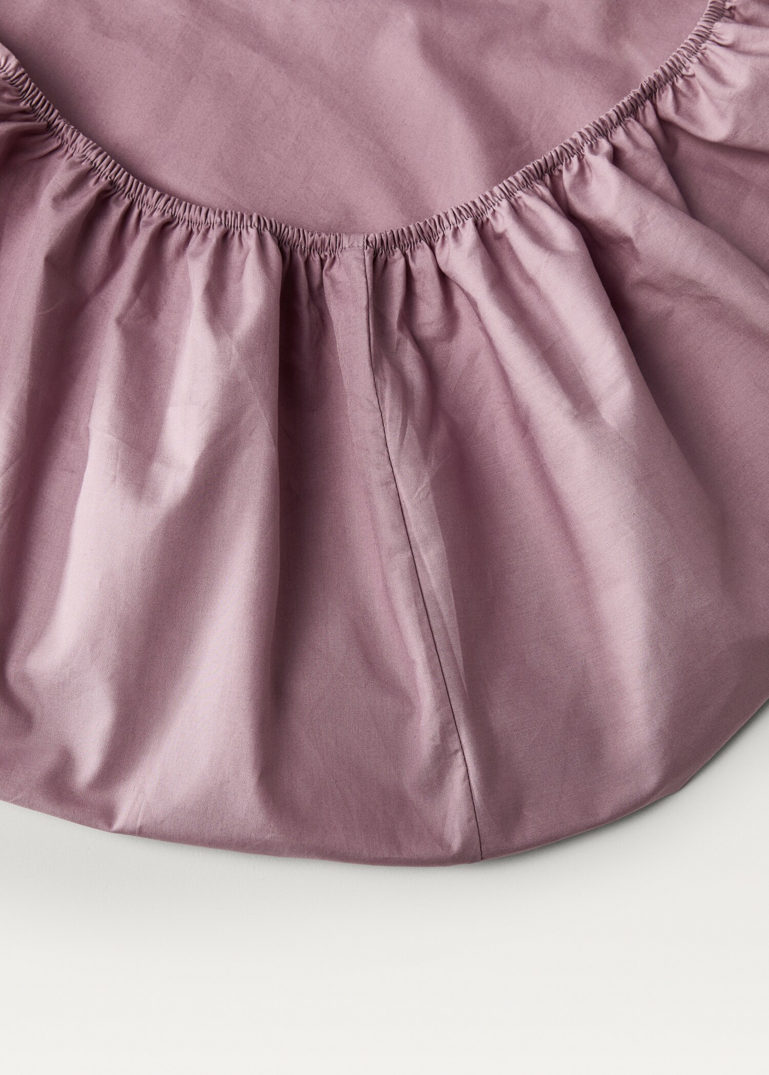 Percale cotton fitted sheet for 180 cm bed - Details of the article 2