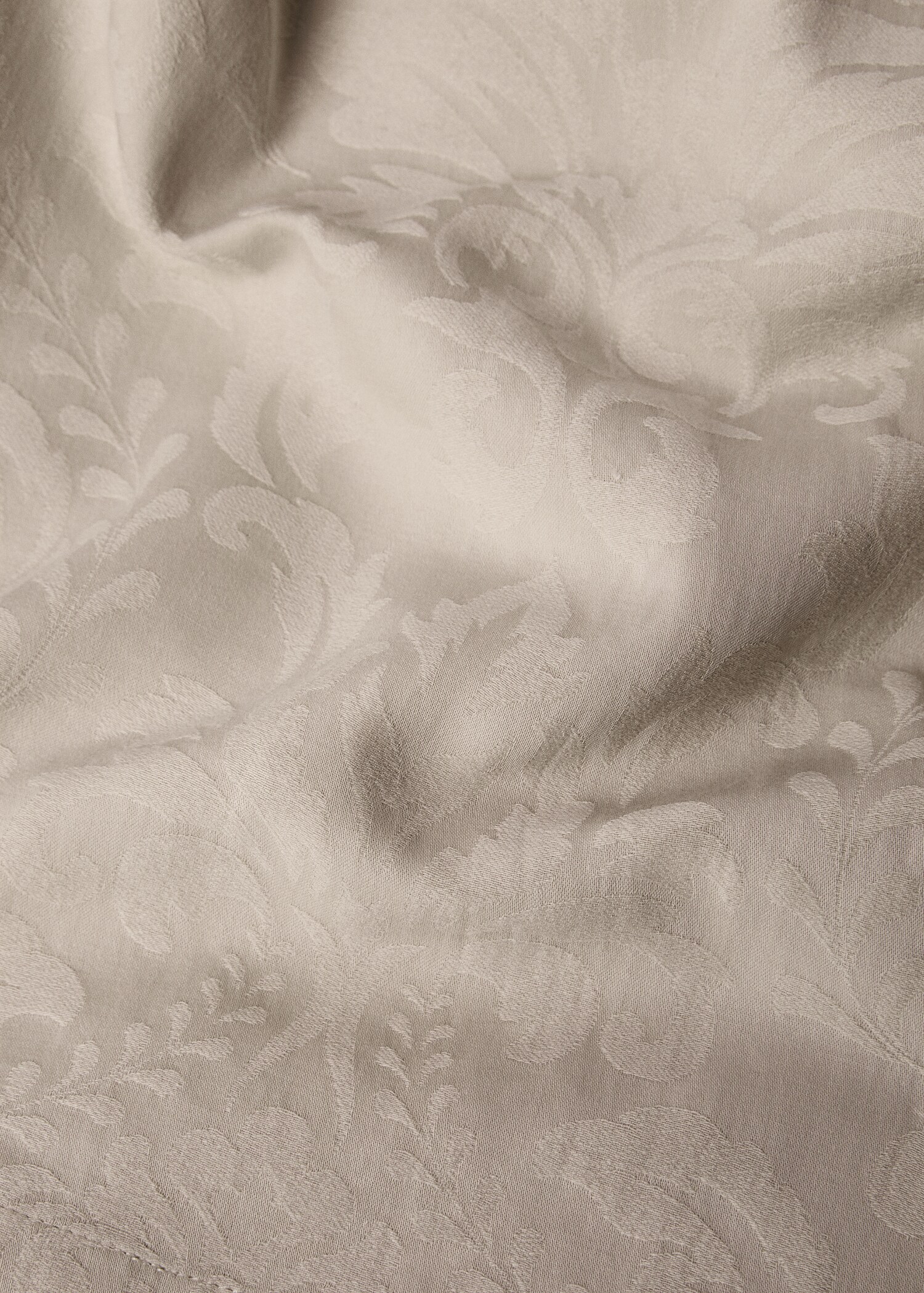 Runde Baumwolltischdecke mit floralem Jacquardmuster für 4 - 6 Gäste - Detail des Artikels 2