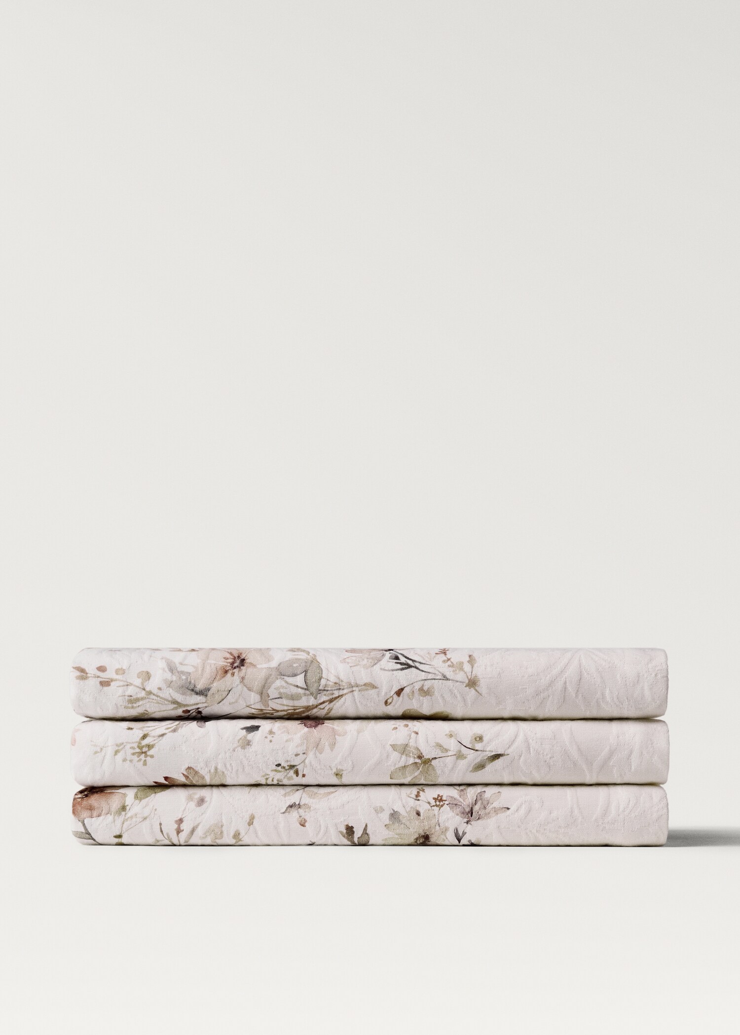 Jacquard-Tischdecke mit Mini-Blumenmuster für 2 bis 4 Personen - Artikel ohne Model