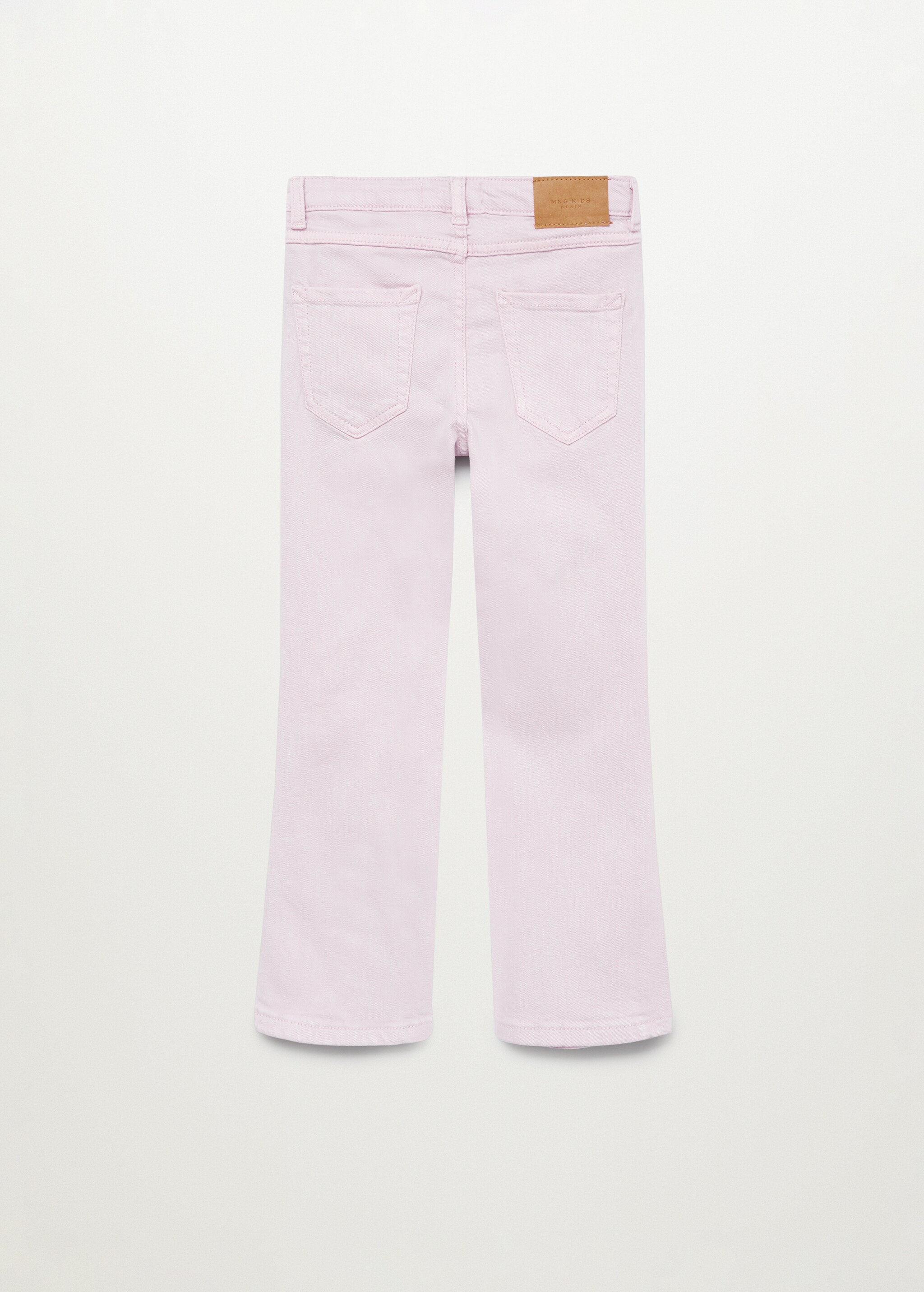 Jeans flare botones - Reverso del artículo