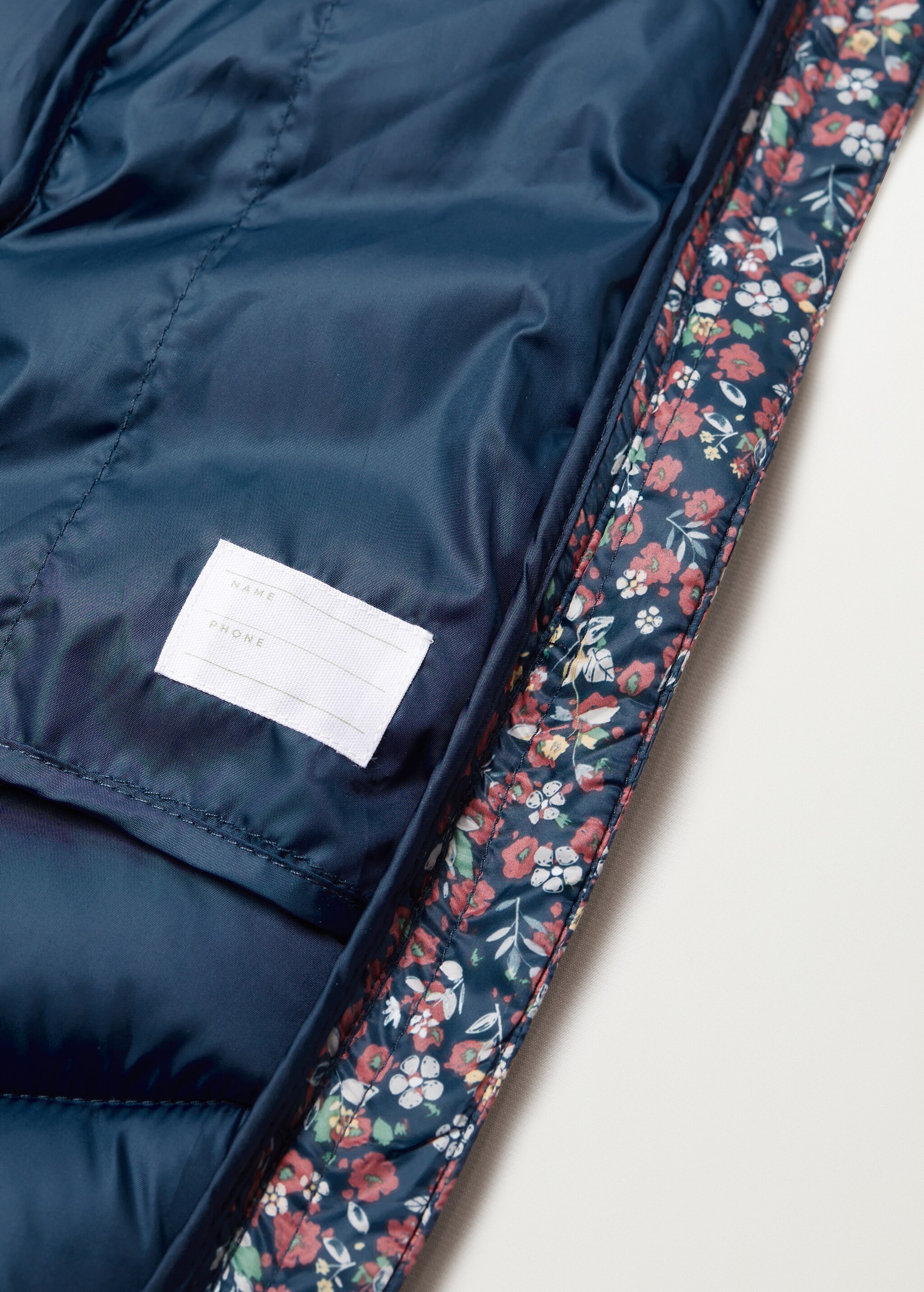 Anorak acolchado estampado floral - Detalle del artículo 8