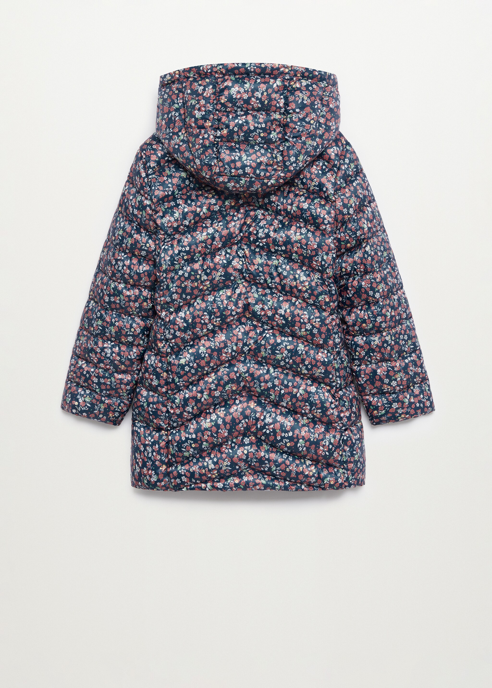 Anorak acolchado estampado floral - Reverso del artículo