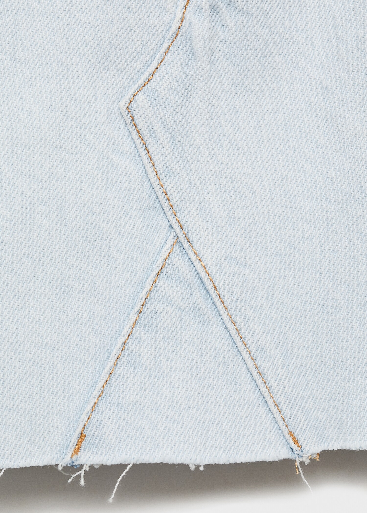 Denim mini-skirt - Details of the article 0