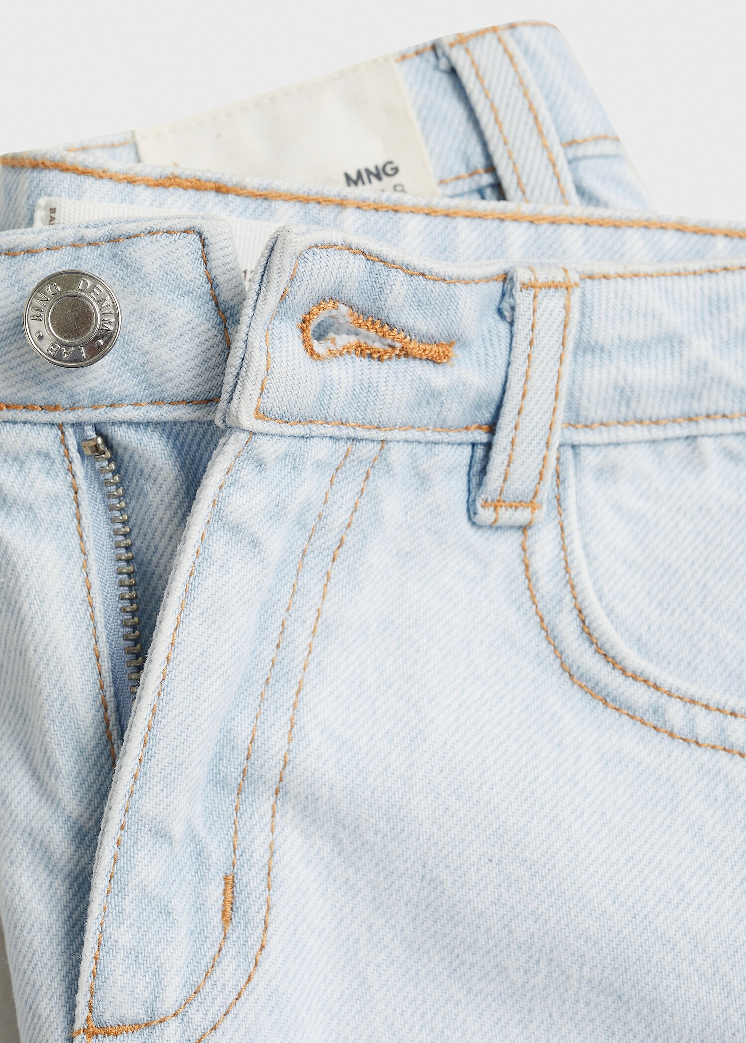Denim mini-skirt - Details of the article 8