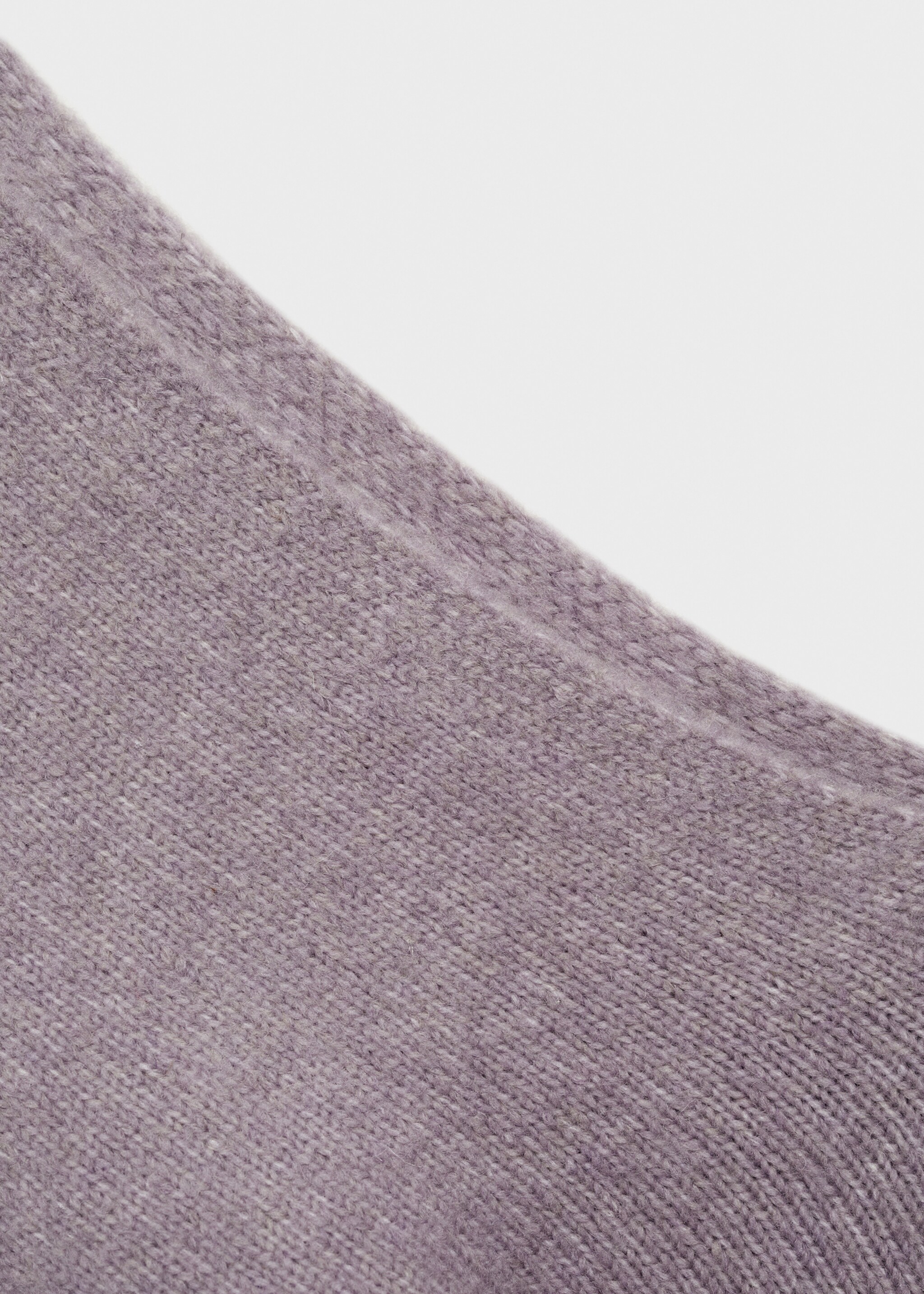 Asymmetrical wool-blend sweater - Details of the article 8, Light/Pastel Purple. Ref: 87033273-00.