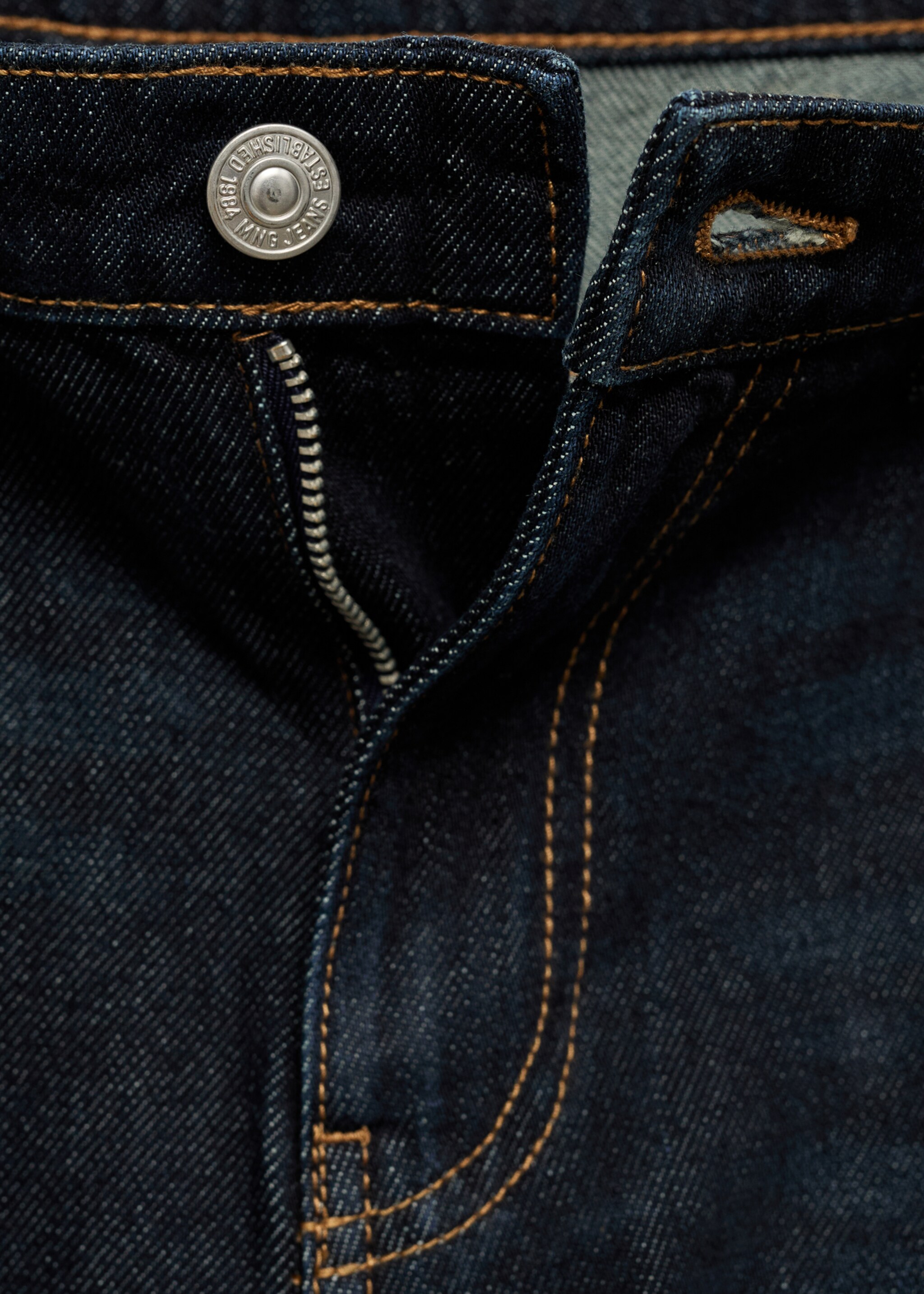 Low-rise rinse-wash wide leg jeans - Details of the article 0, Open Blue. Ref: 87033278-00.