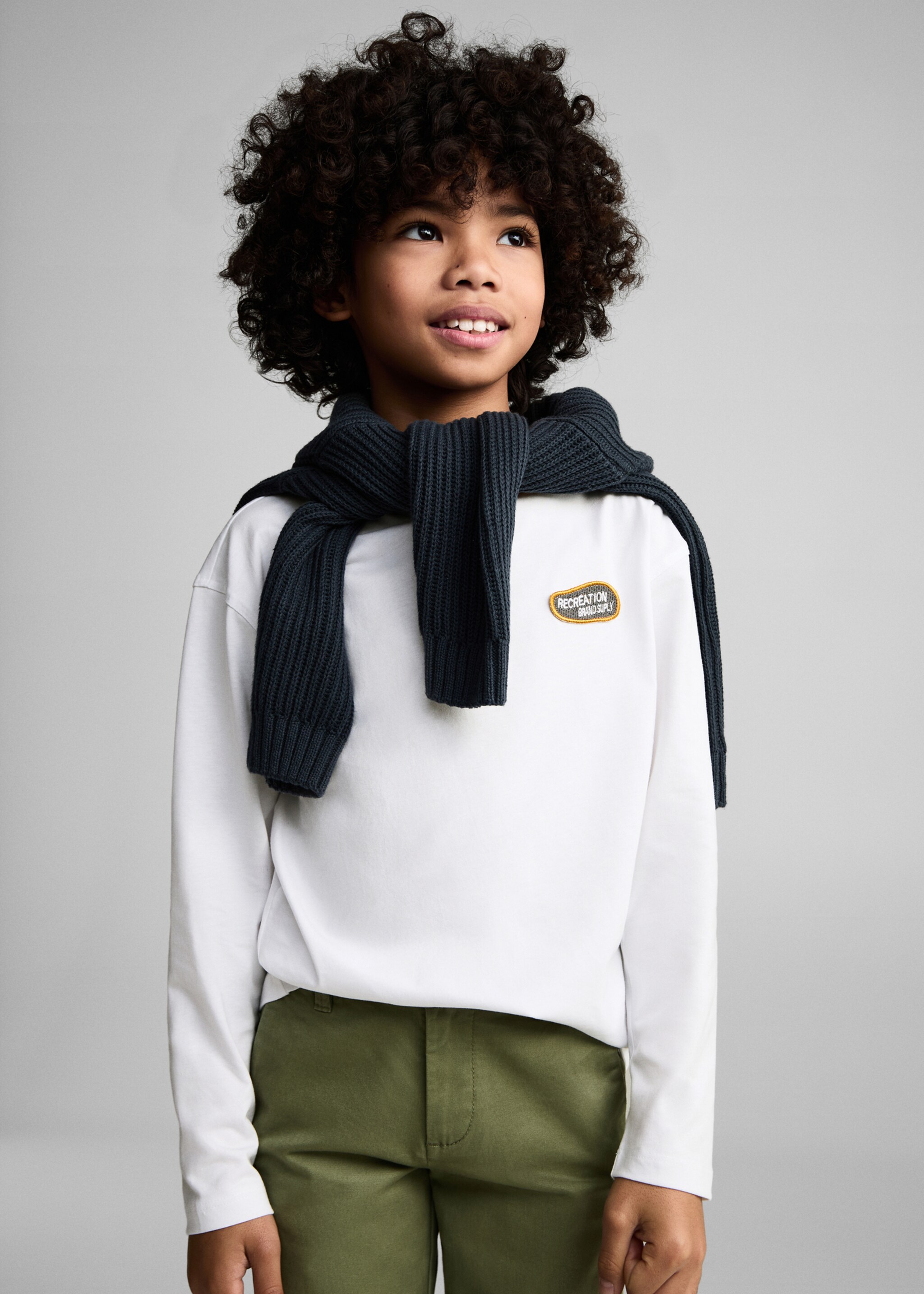 Printed cotton-blend T-shirt - Medium plane, Off White. Ref: 87033286-00.