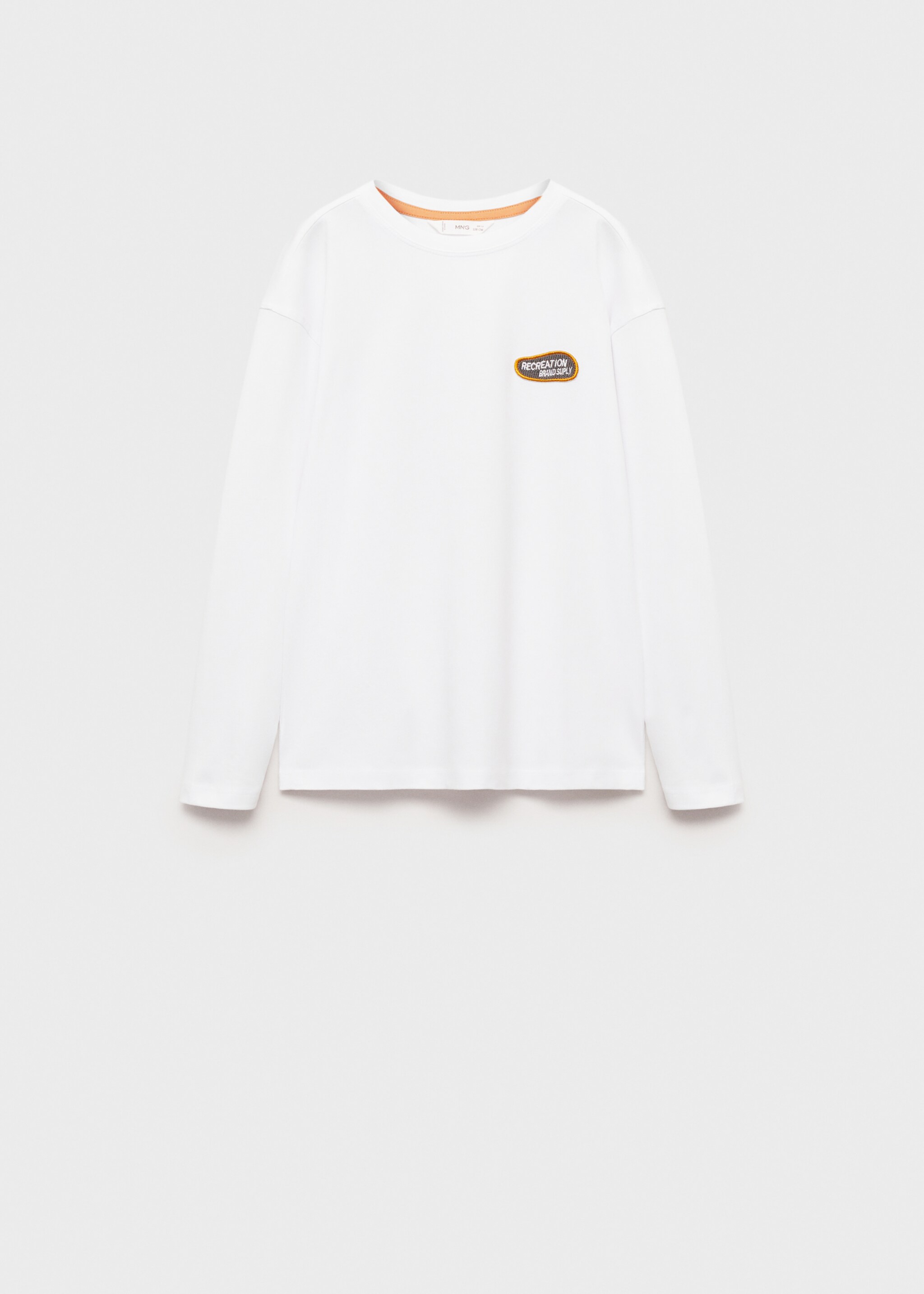 Printed cotton-blend T-shirt - Article without model, Off White. Ref: 87033286-00.