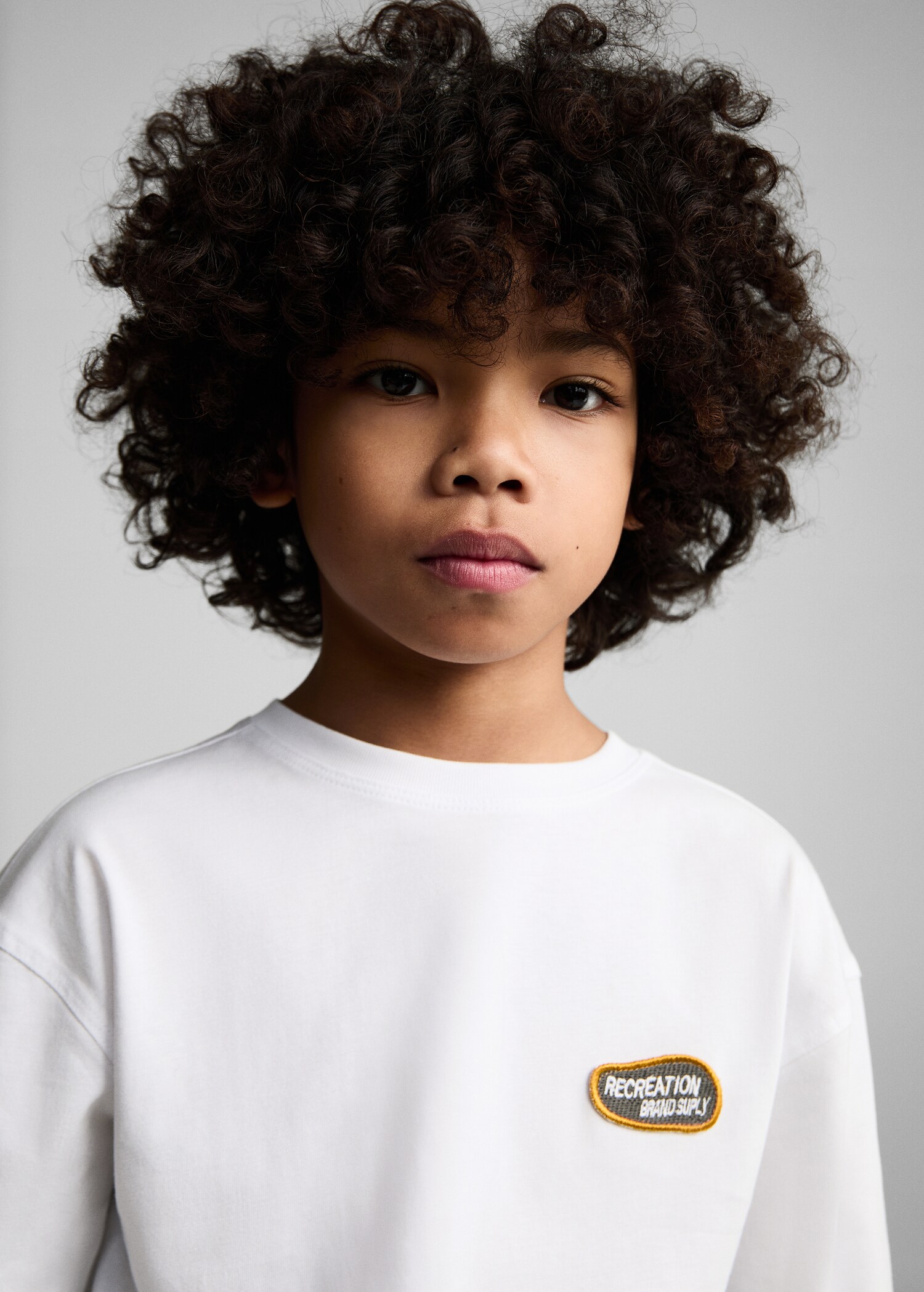 Printed cotton-blend T-shirt - Details of the article 1