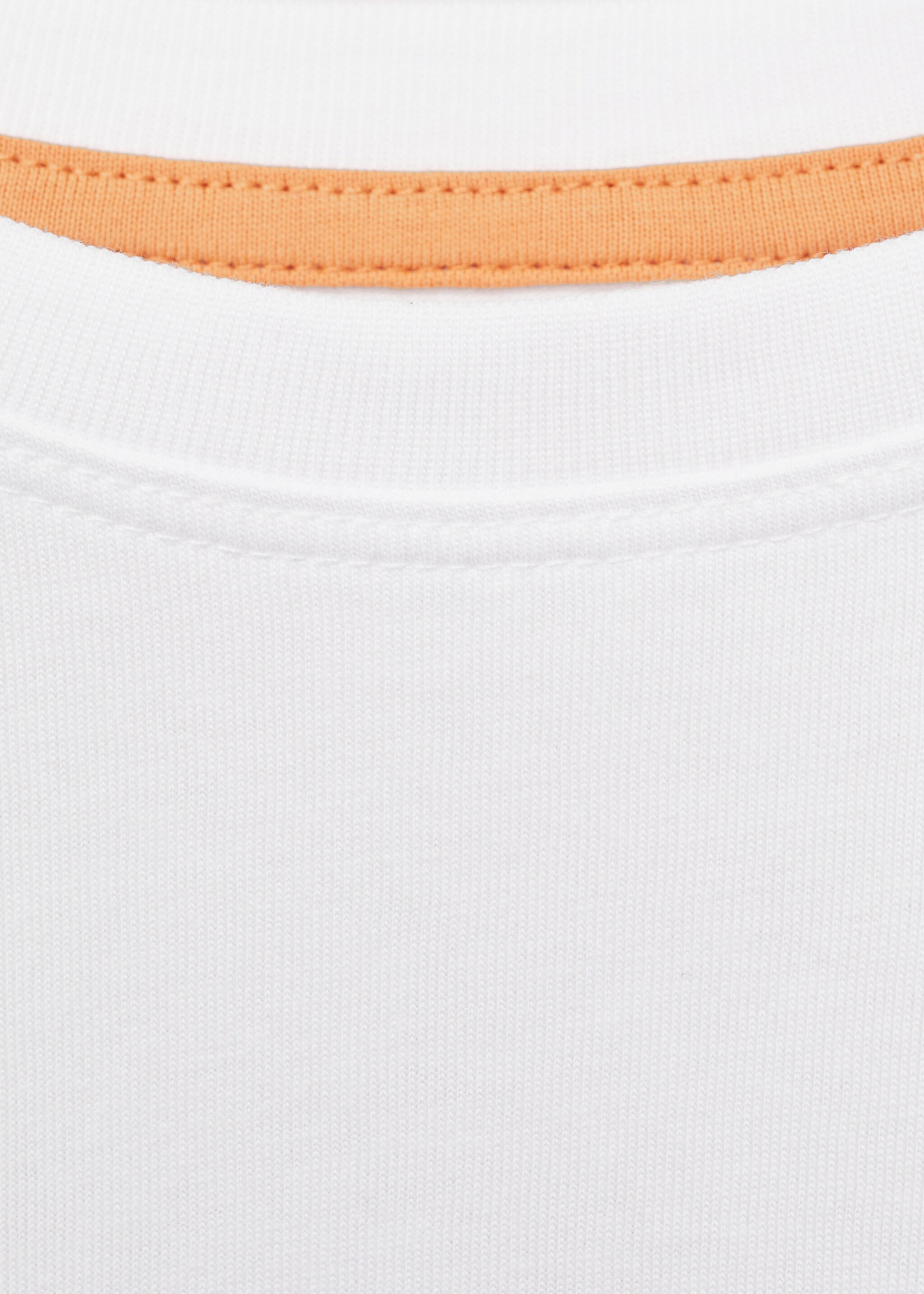 Printed cotton-blend T-shirt - Details of the article 8, Off White. Ref: 87033286-00.