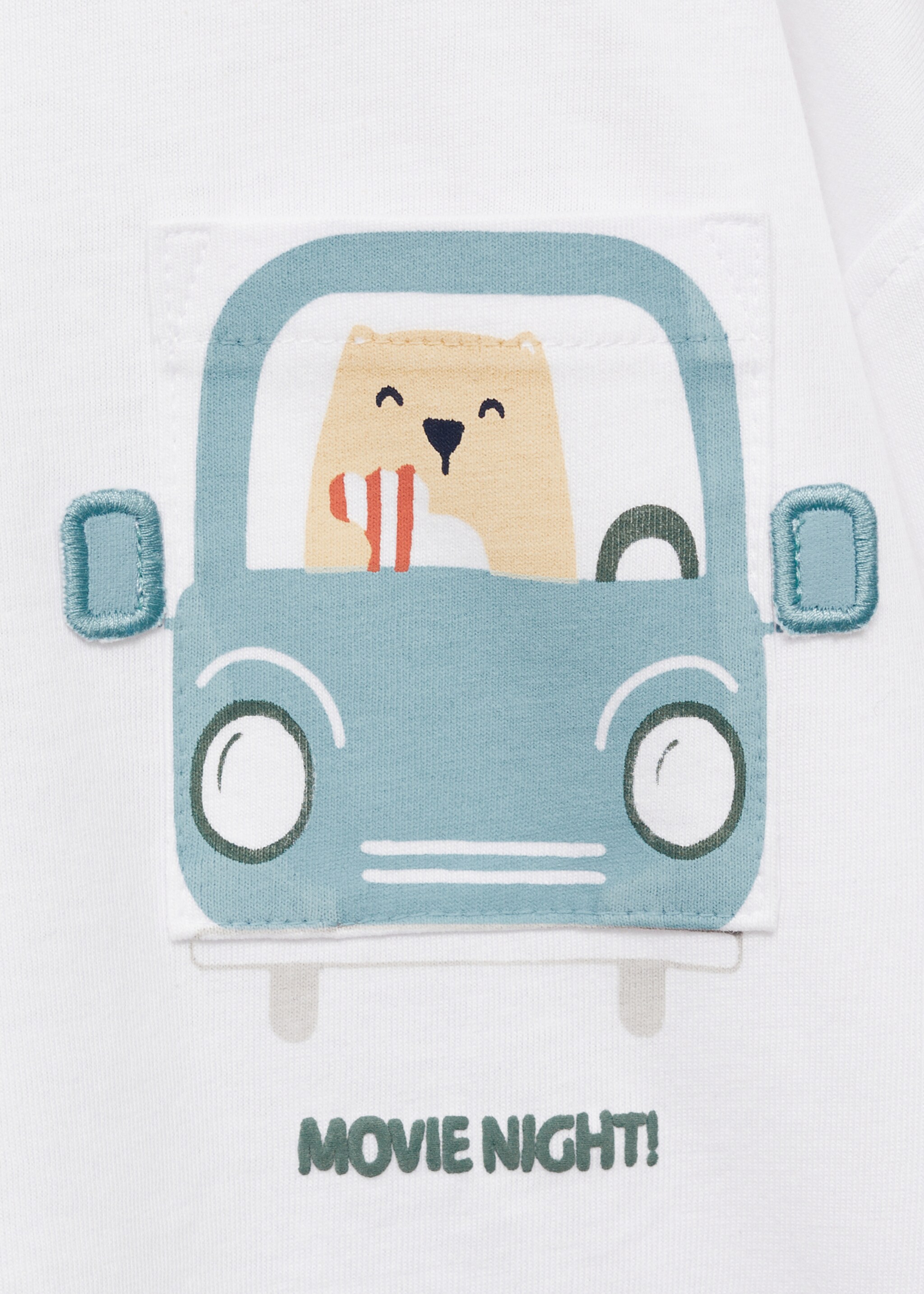 Samarreta cotó relleu - Detall de l'article 0, Blanc trencat. Ref: 87033287-00.