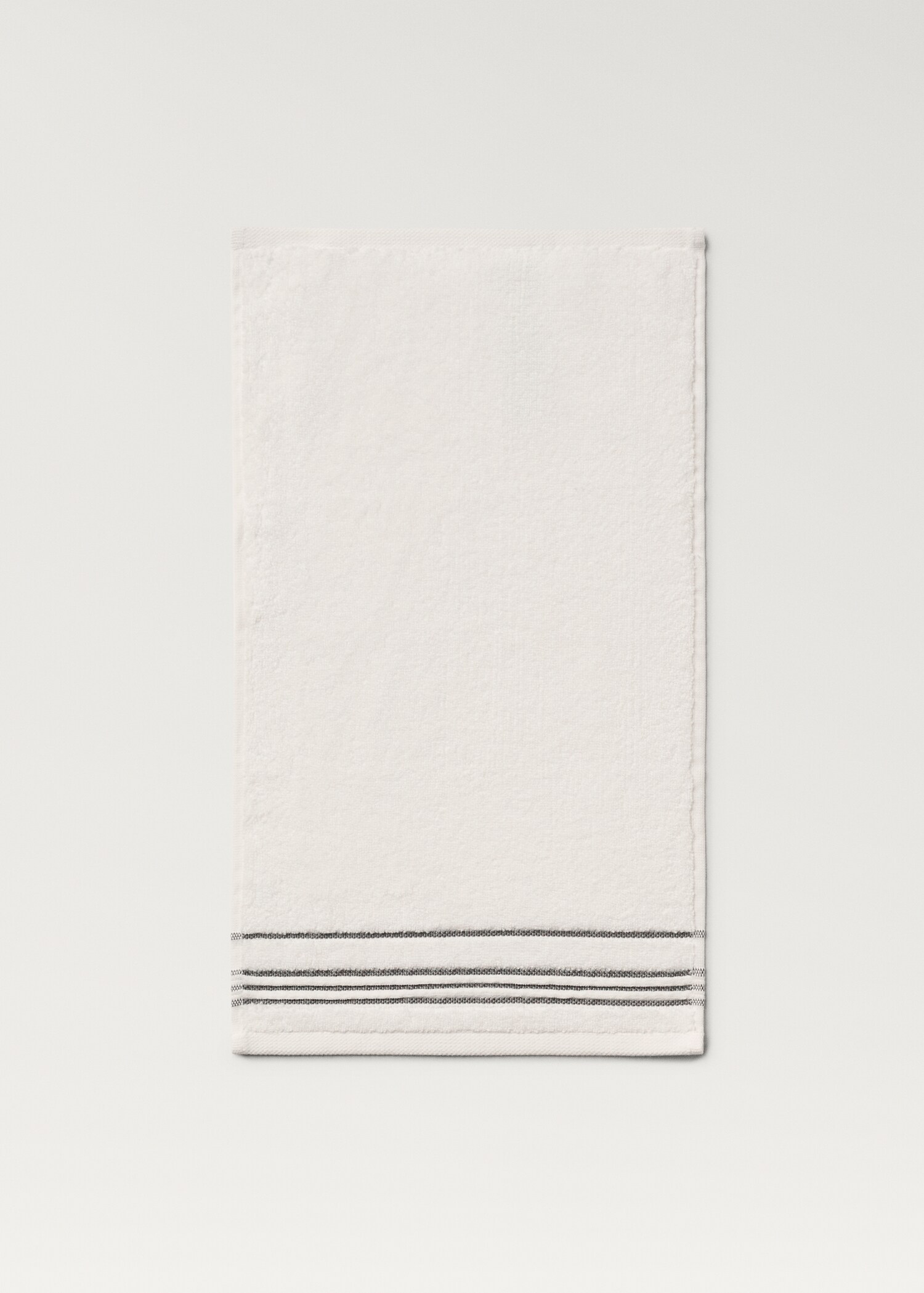 Hand towel with striped trim - Details of the article 4