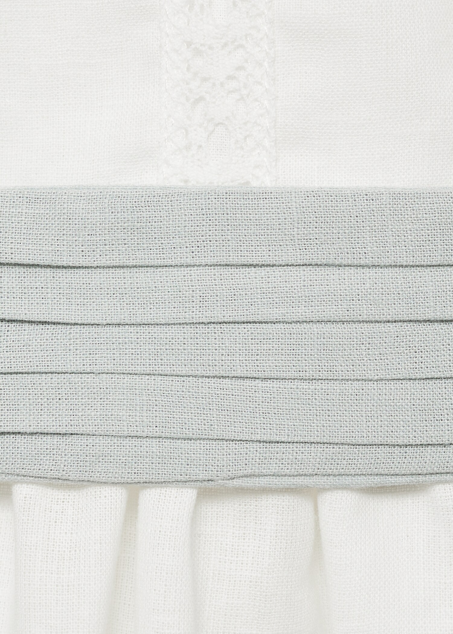 Bow linen-blend dress - Details of the article 8