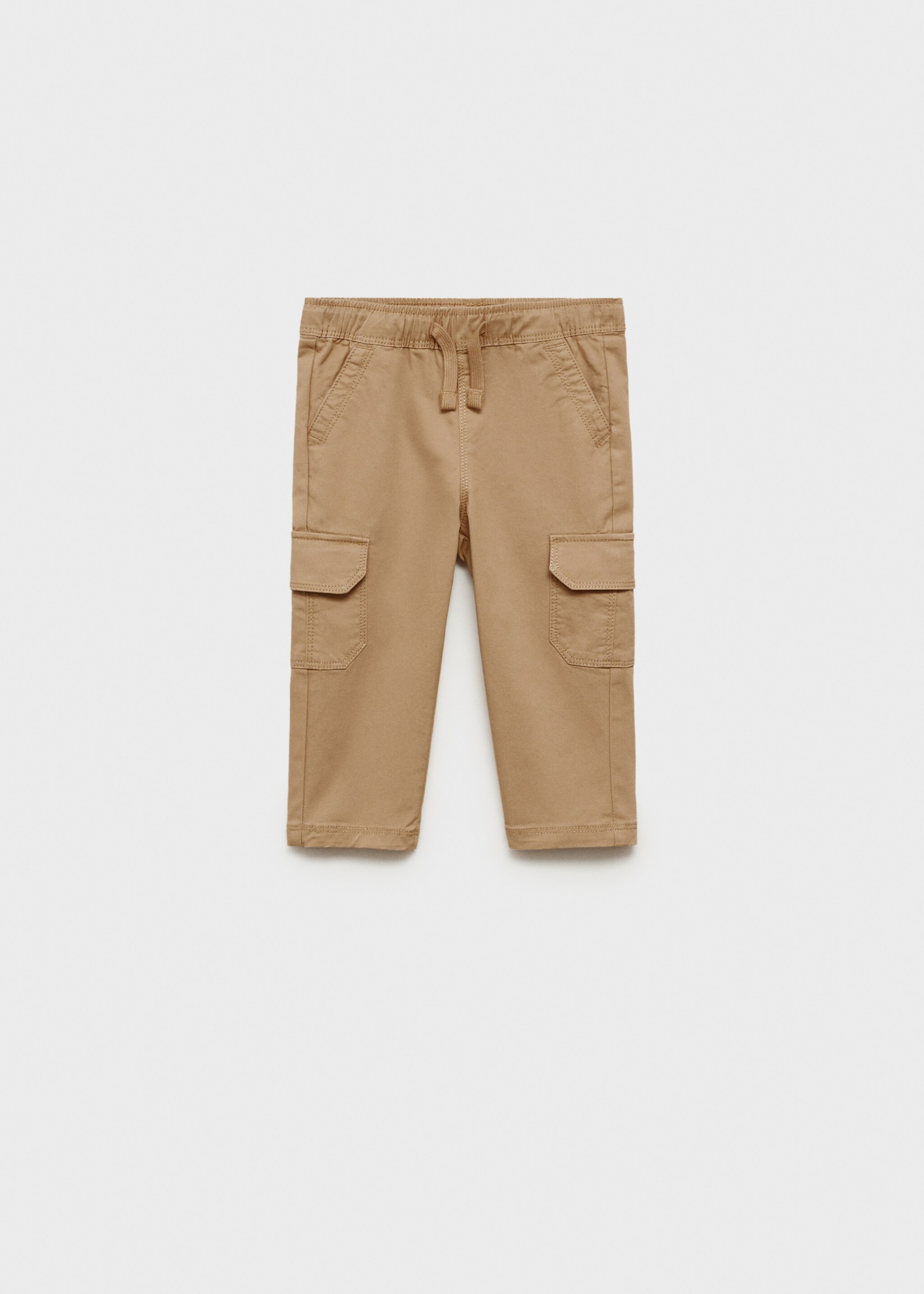 Pantalon jogger cargo - Article sans modèle, Marron moyen. Ref: 87033639-00.