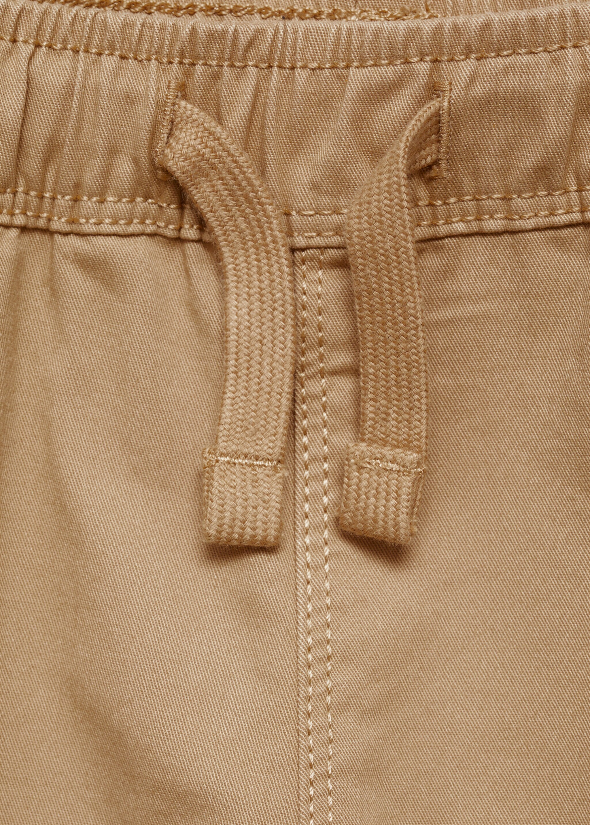 Pantalon jogger cargo - Détail de l'article 8, Marron moyen. Ref: 87033639-00.