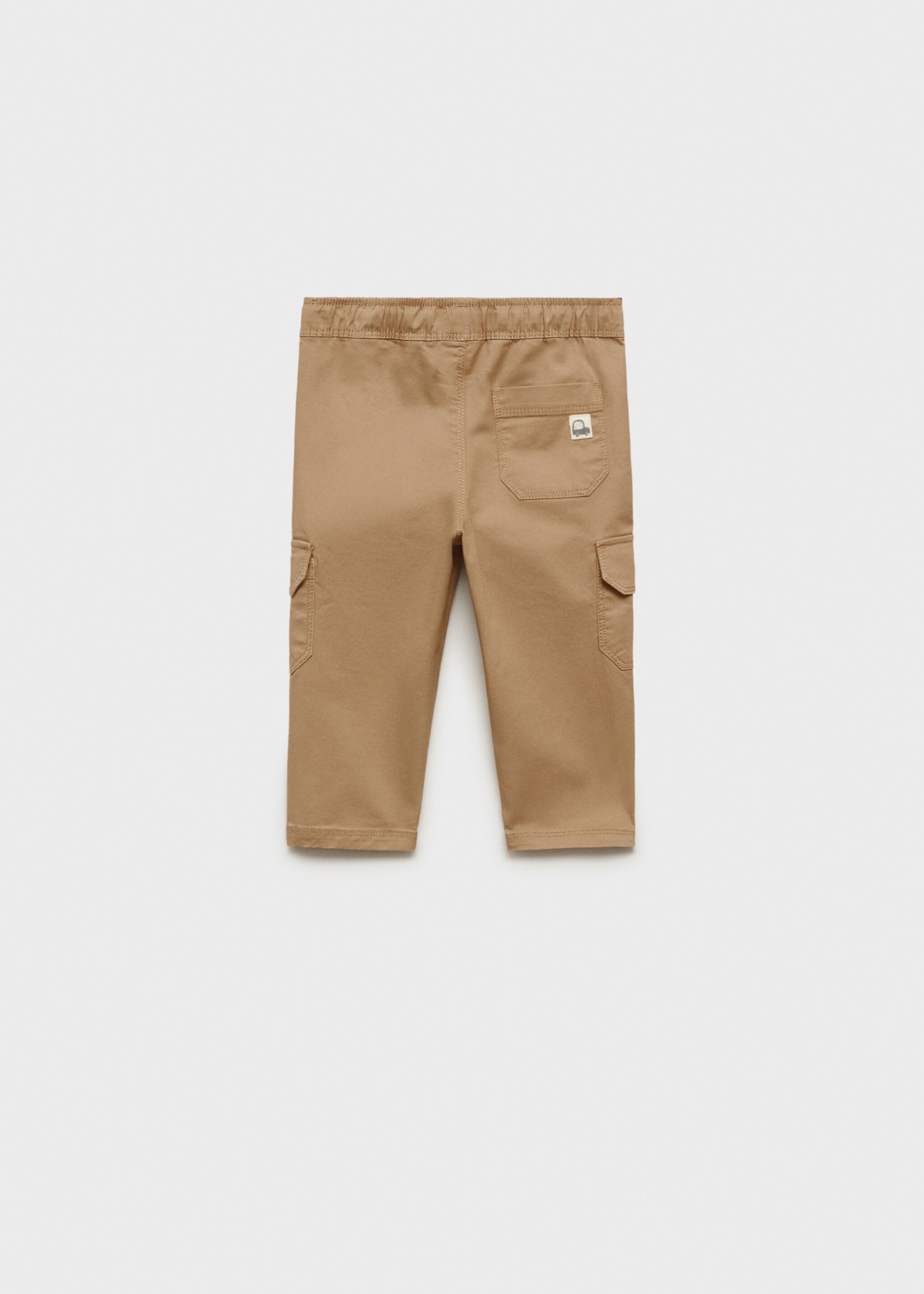 Pantalon jogger cargo - Verso de l’article, Marron moyen. Ref: 87033639-00.