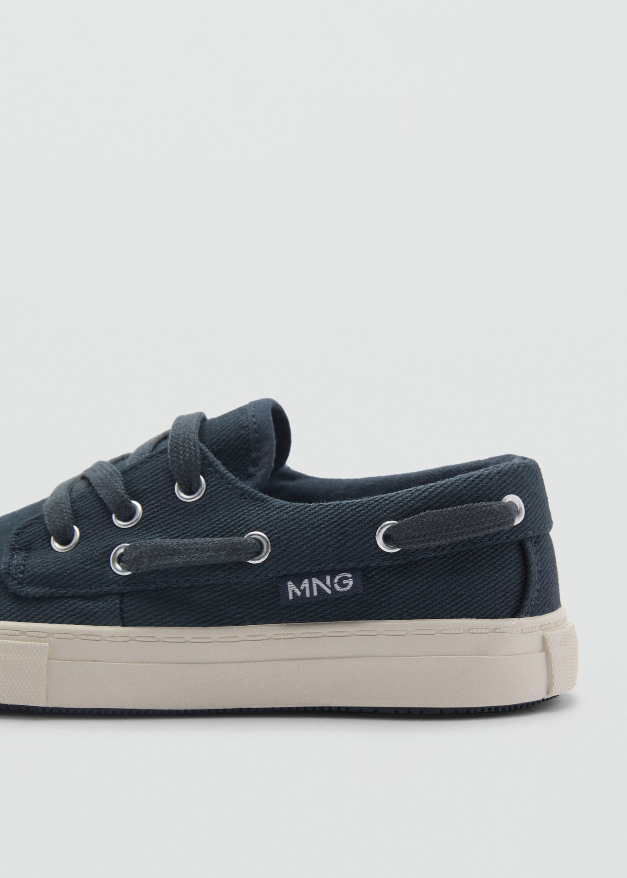 Nautical lace-up shoes - Details of the article 1, Blue. Ref: 87033640-00.