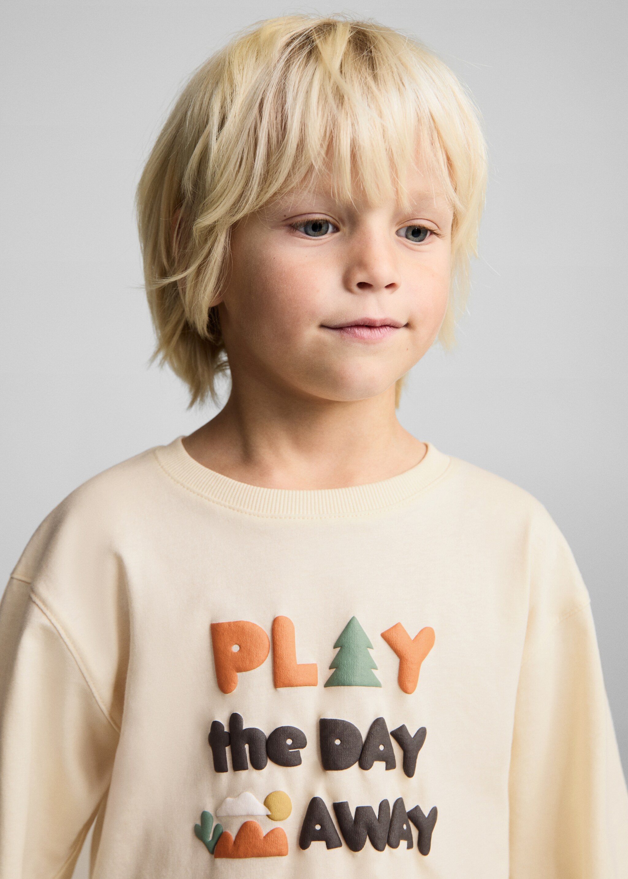 Samarreta missatge relleu - Detall de l'article 1, Cru. Ref: 87033646-00.