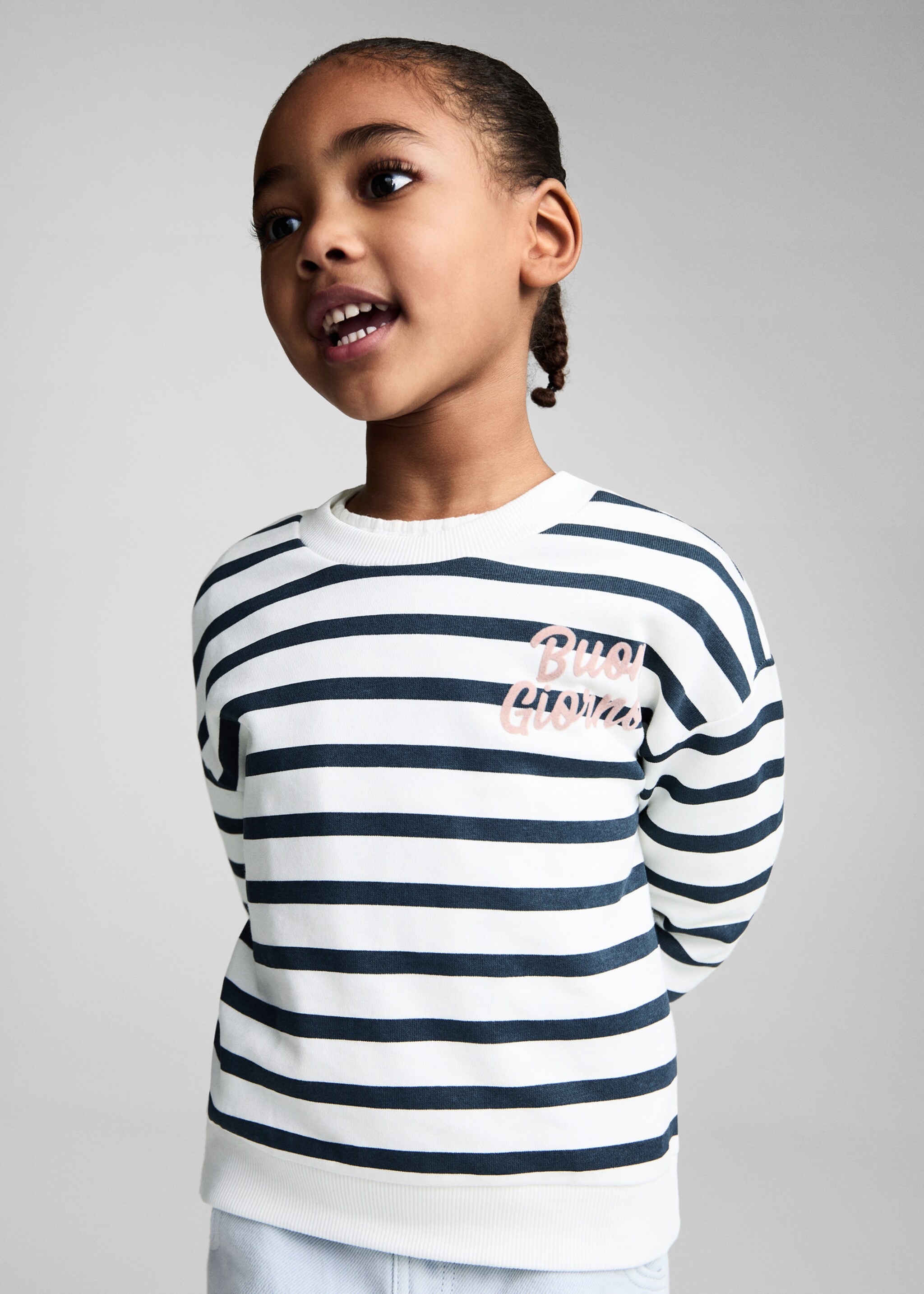 Message striped sweatshirt - Medium plane, Off White. Ref: 87033648-00.