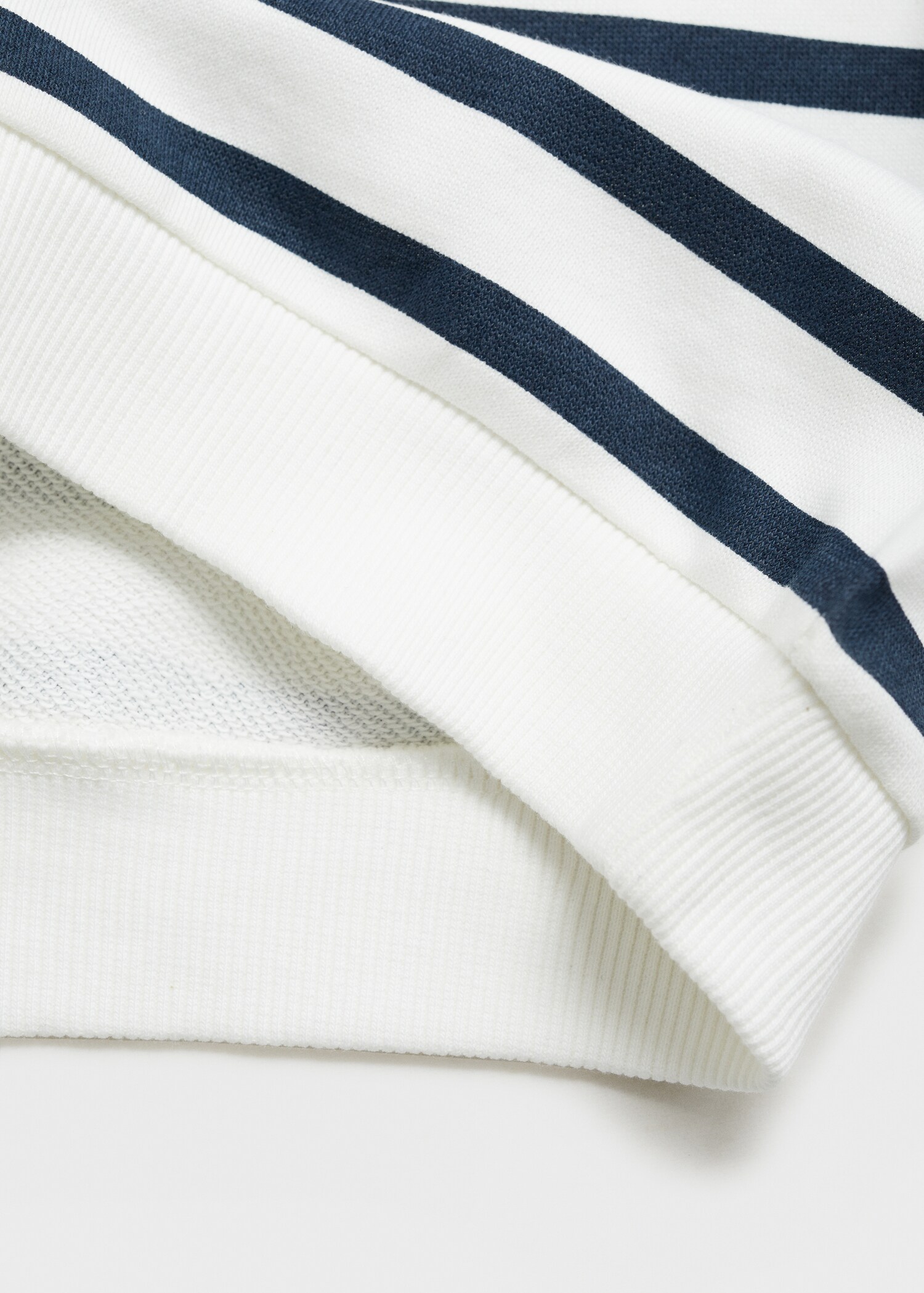 Message striped sweatshirt - Details of the article 0