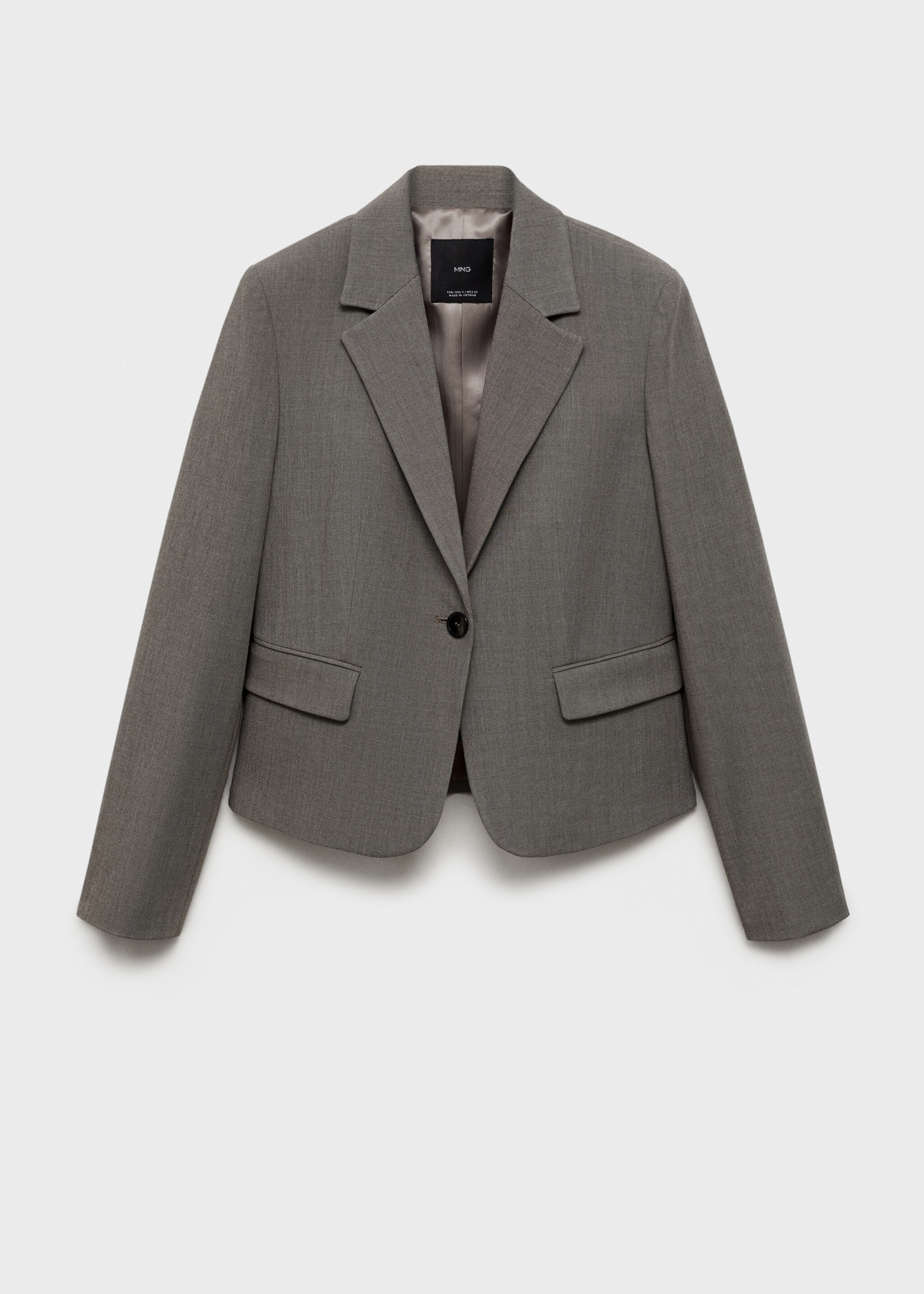 Blazer traje crop - Artículo sin modelo, Marrón. Ref: 87033652-00.