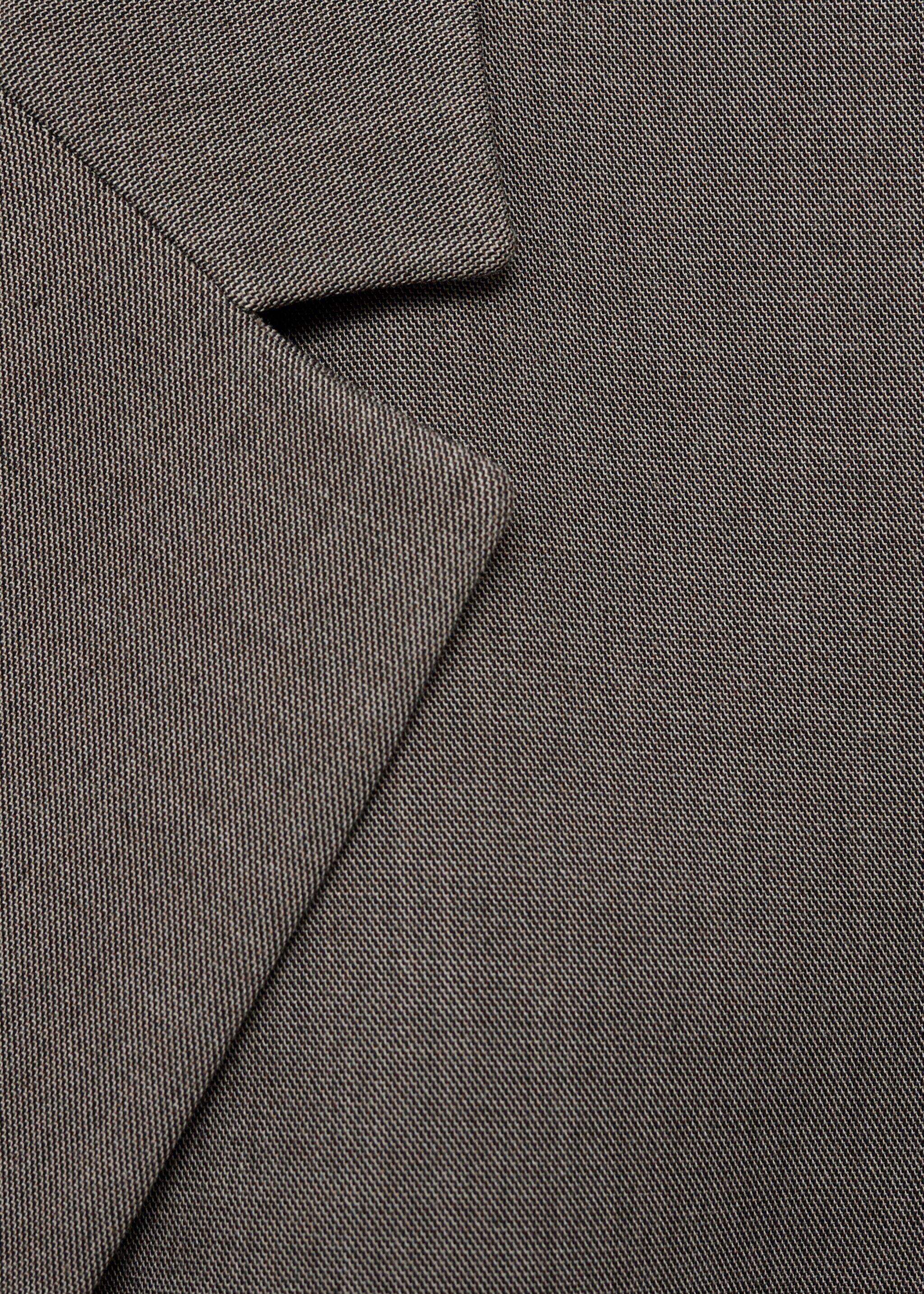 Blazer traje crop - Detalle del artículo 8, Marrón. Ref: 87033652-00.