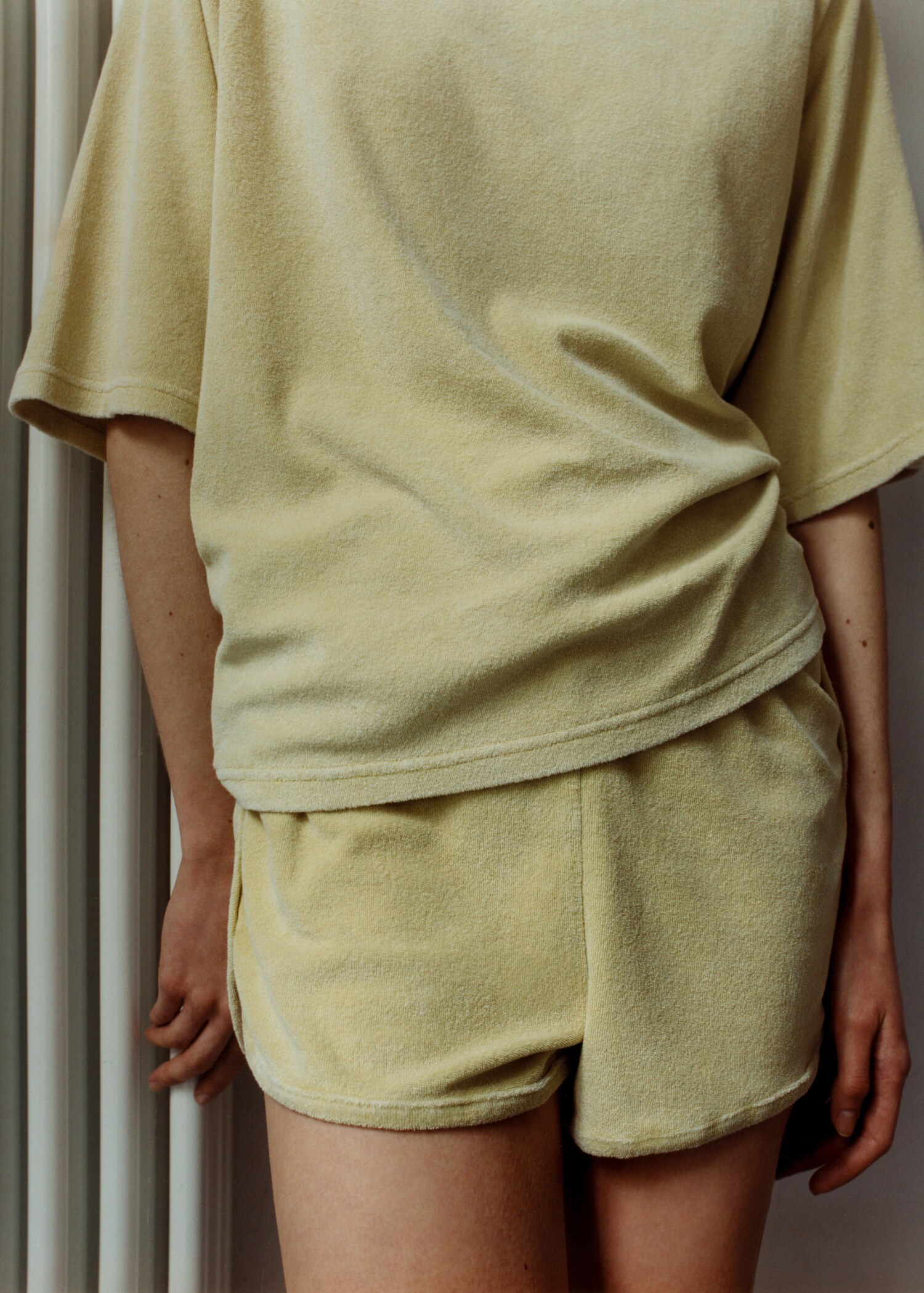 Short en coton bouclette overdyed - Détail de l'article 6