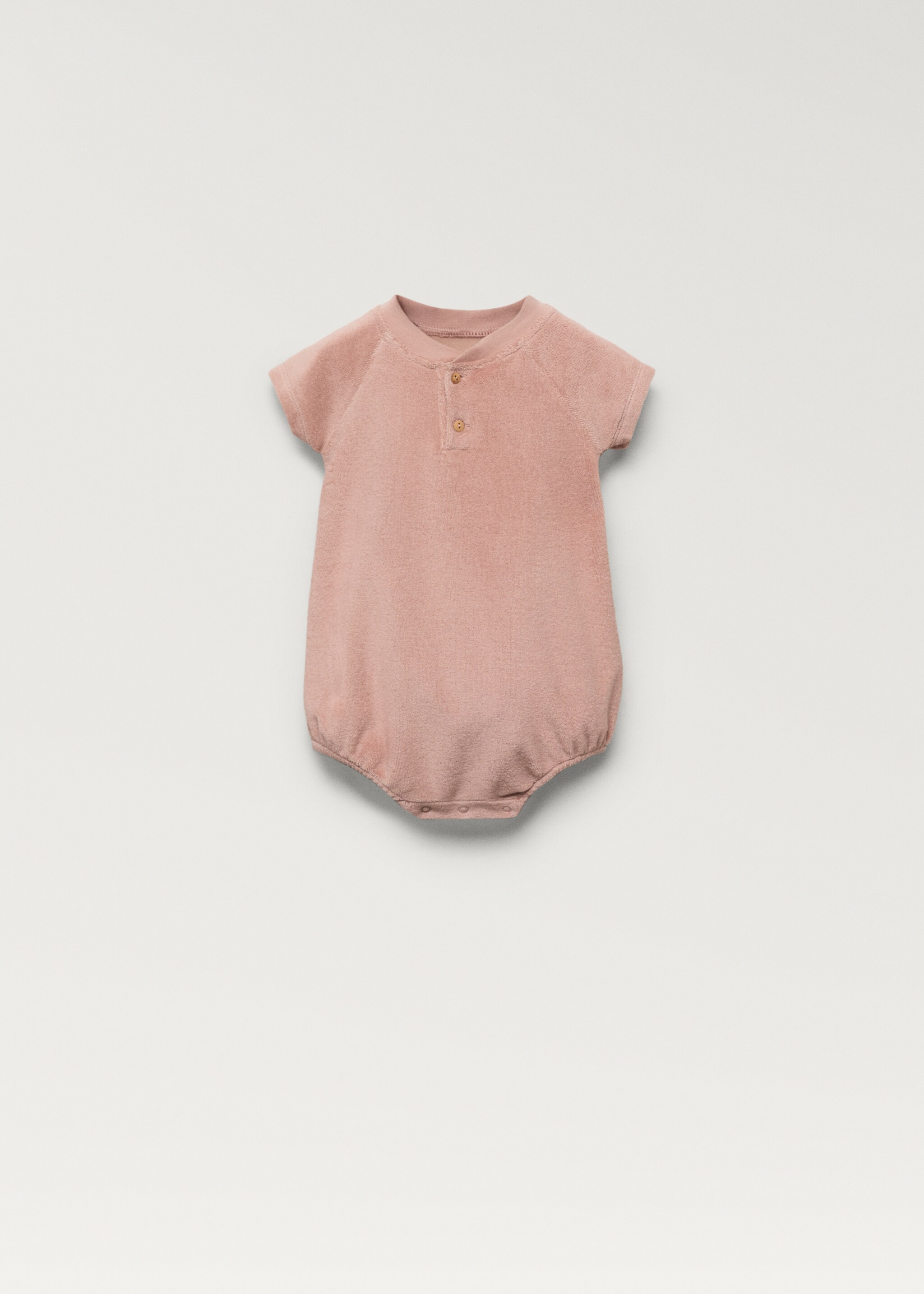 Froté pyžamové body - Zboží bez modelu, Růžová. Ref: 87033656-00.