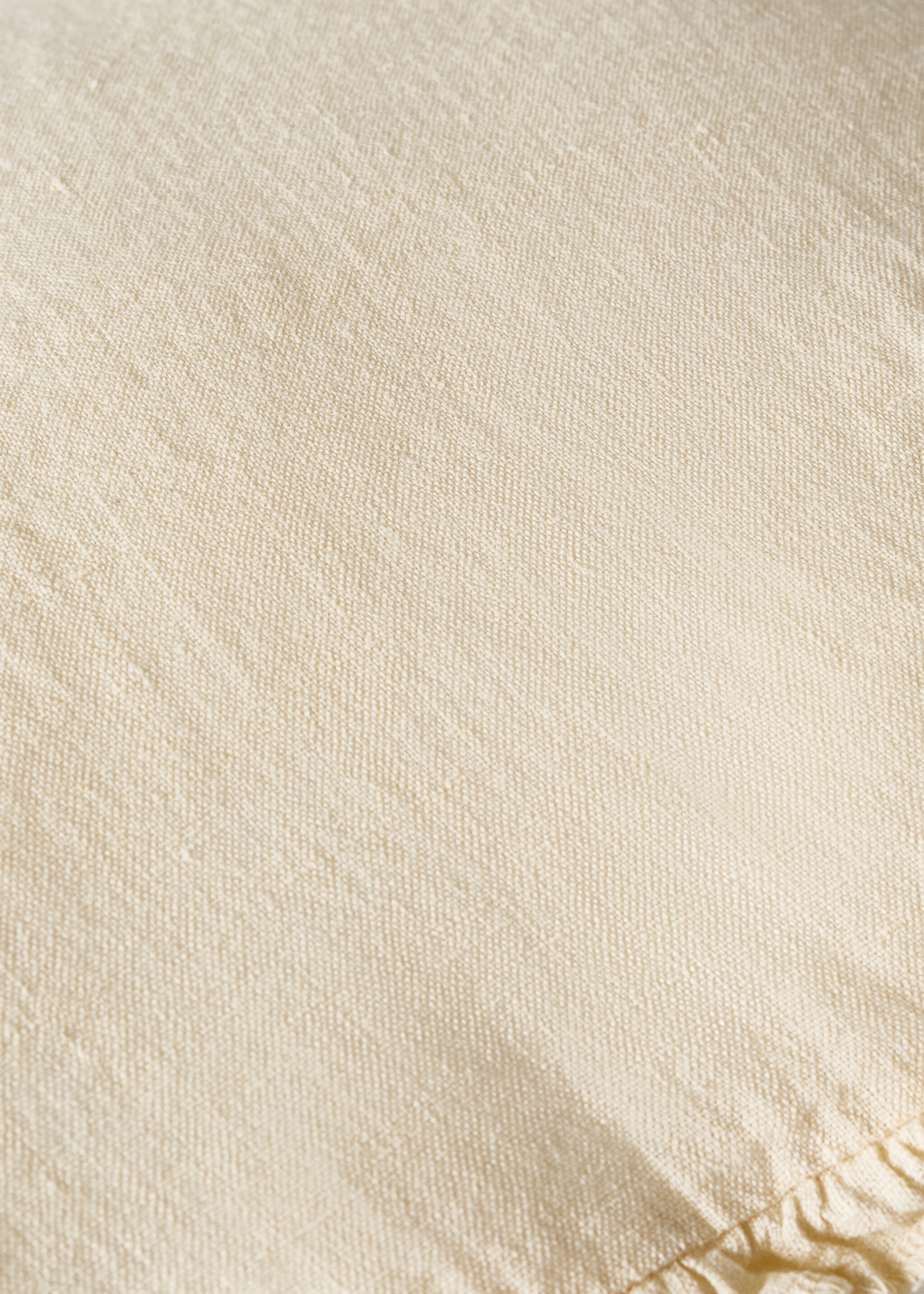 Housse de coussin pour enfant détail volant 30x40 cm - Détail de l'article 3, Jaune. Ref: 87033657-00.